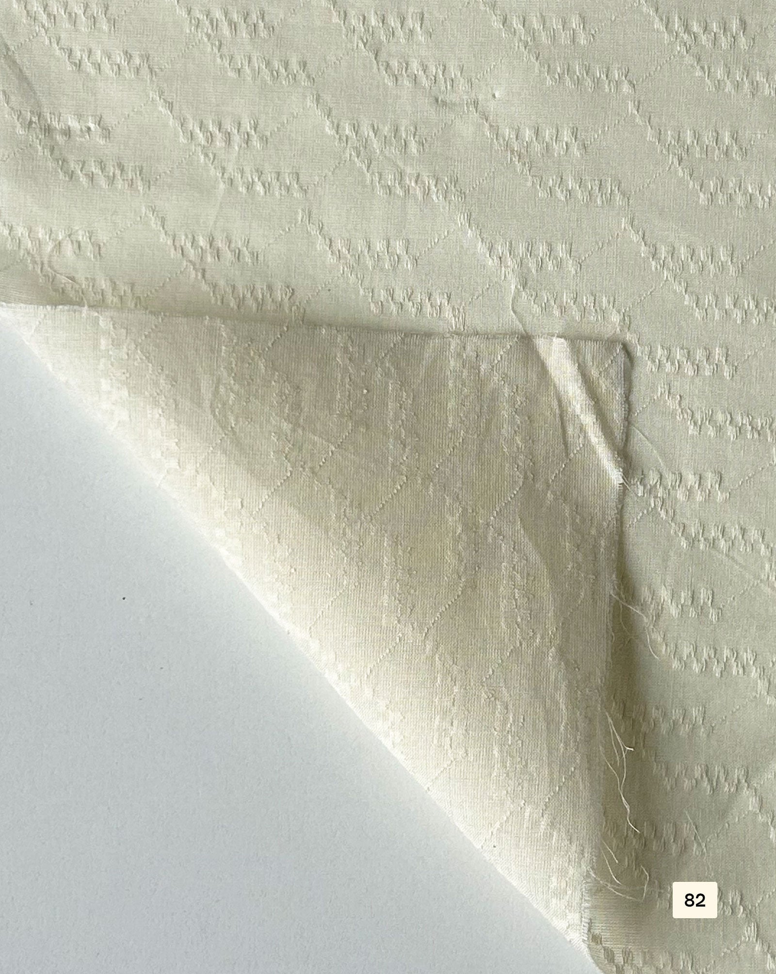 Greige Cotton Dobby fabric 48"