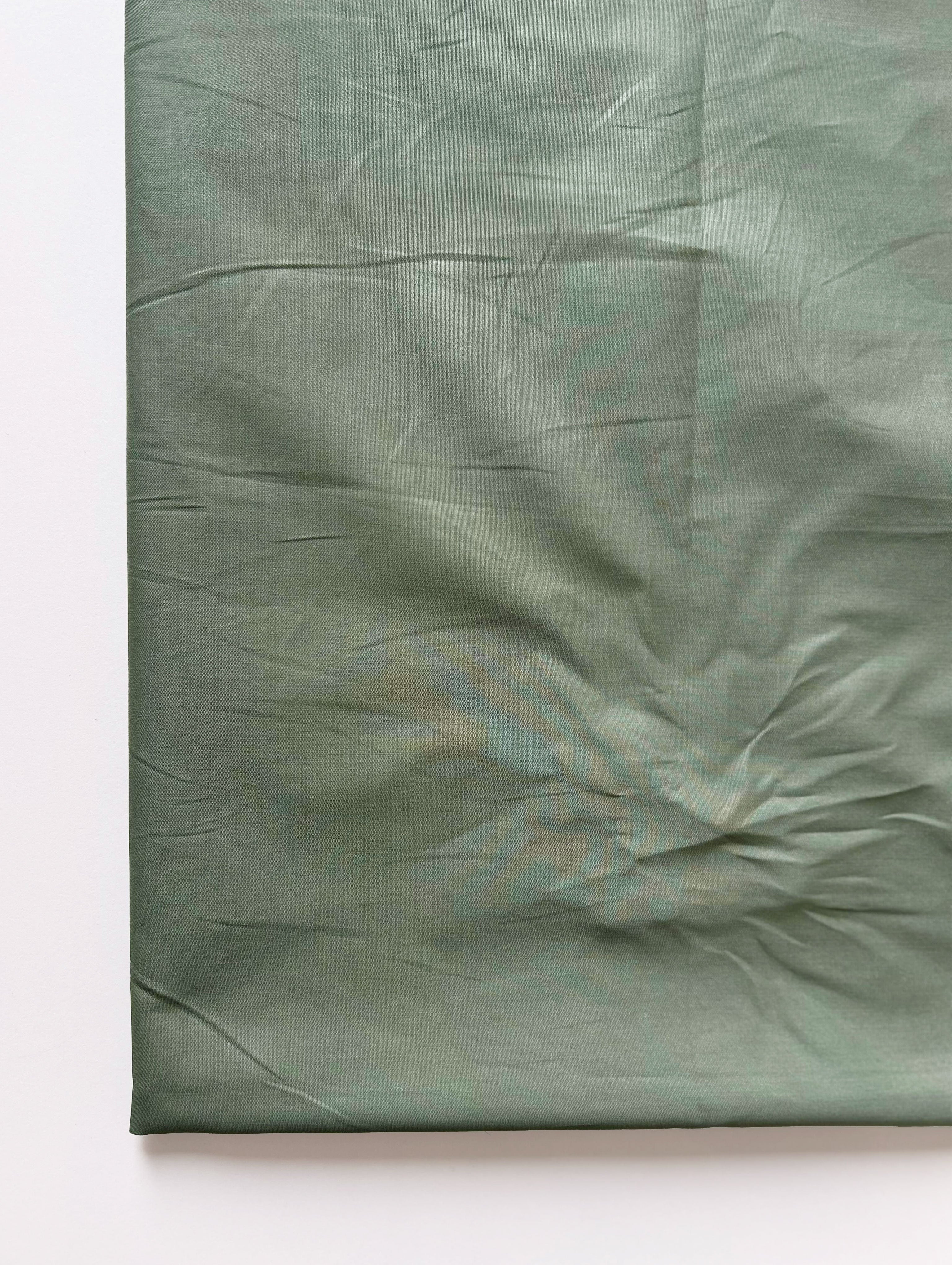 Green 40s (132 x 72) Cotton Poplin Bio Finish Mill Dyed 57"