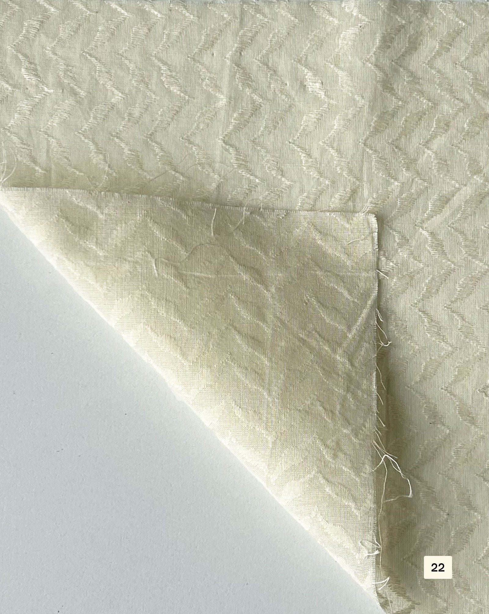 Greige Cotton Dobby fabric 48"