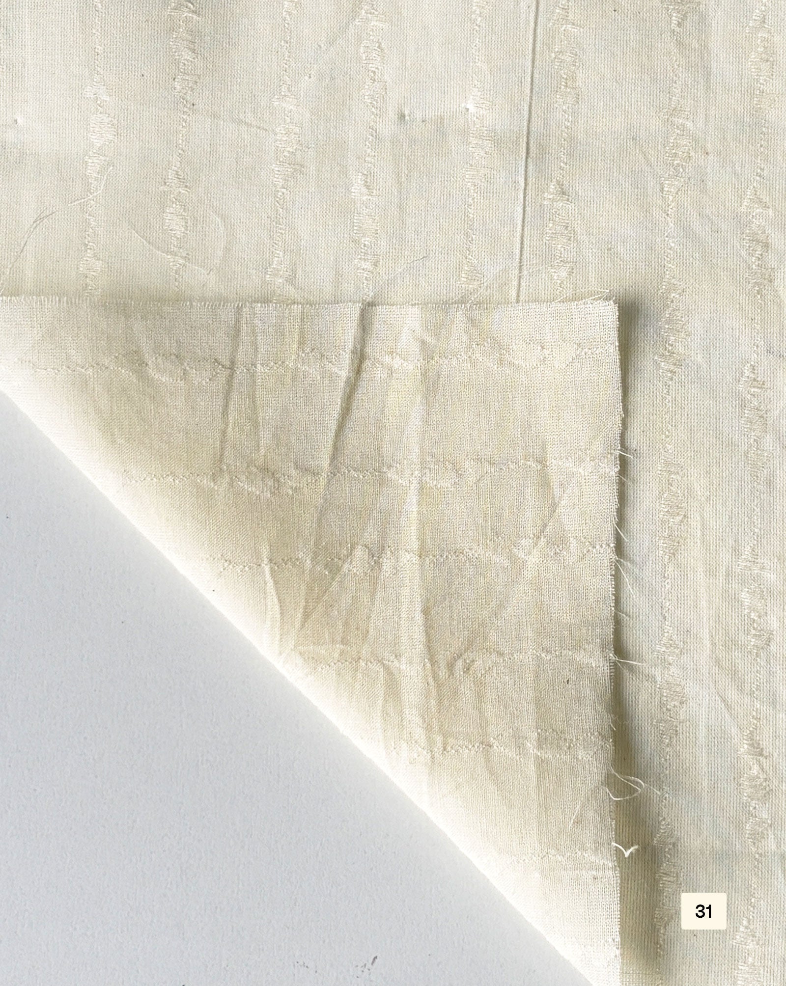Greige Cotton Dobby fabric 48"