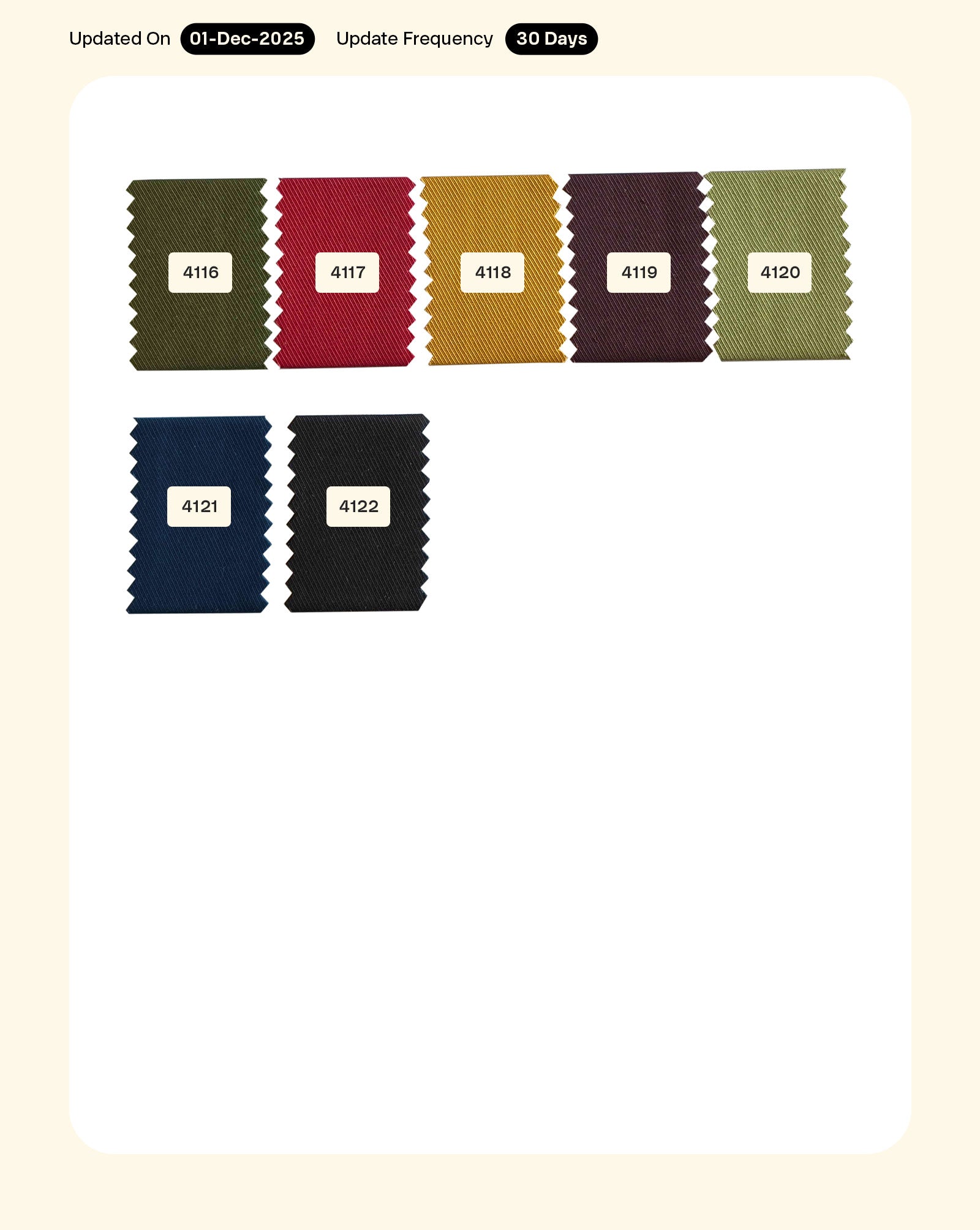 Heavy Cotton Twill Mill Dyed Fabric 57" (American Twill)