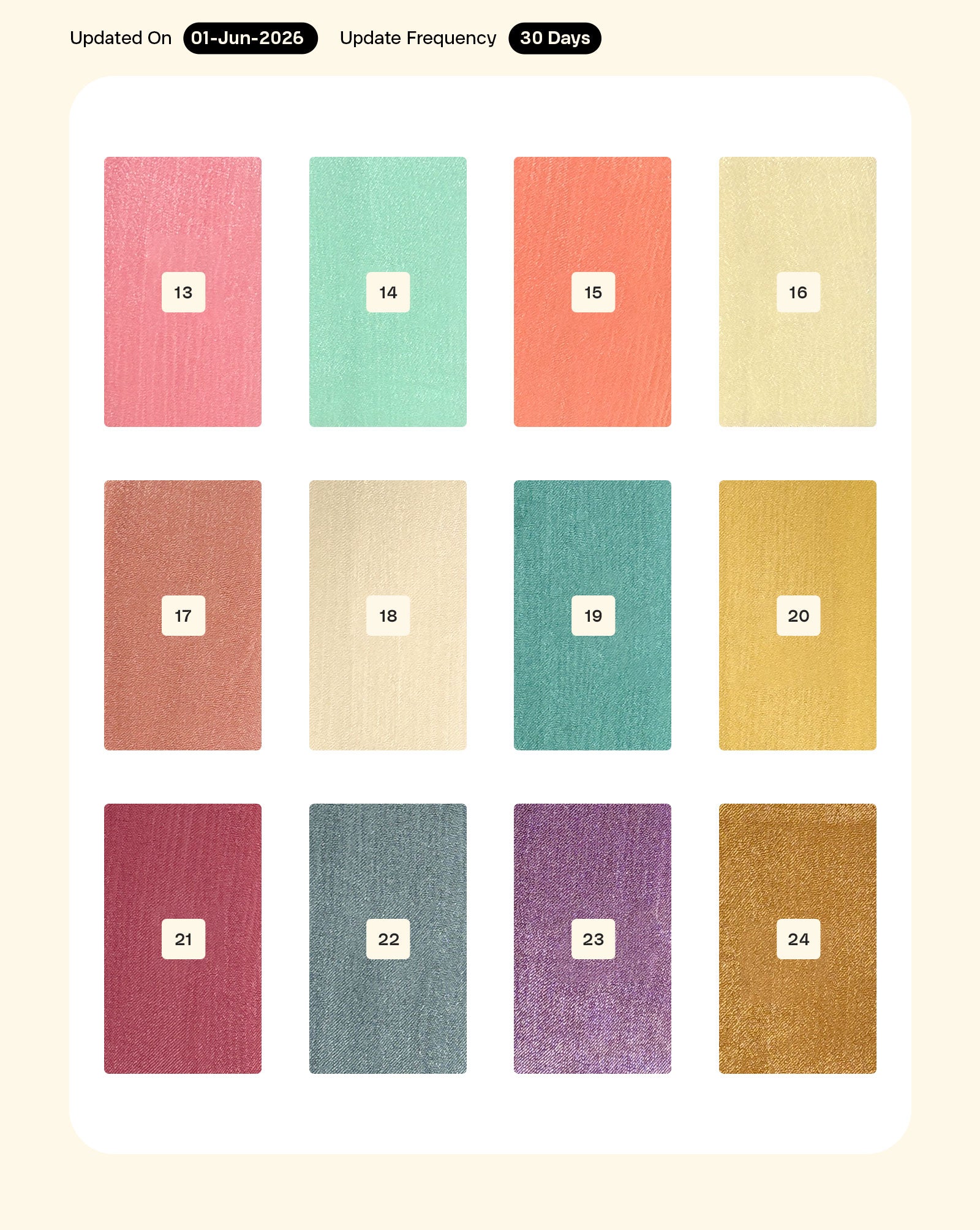 Viscose Chinnon Mill Dyed Fabric 44"
