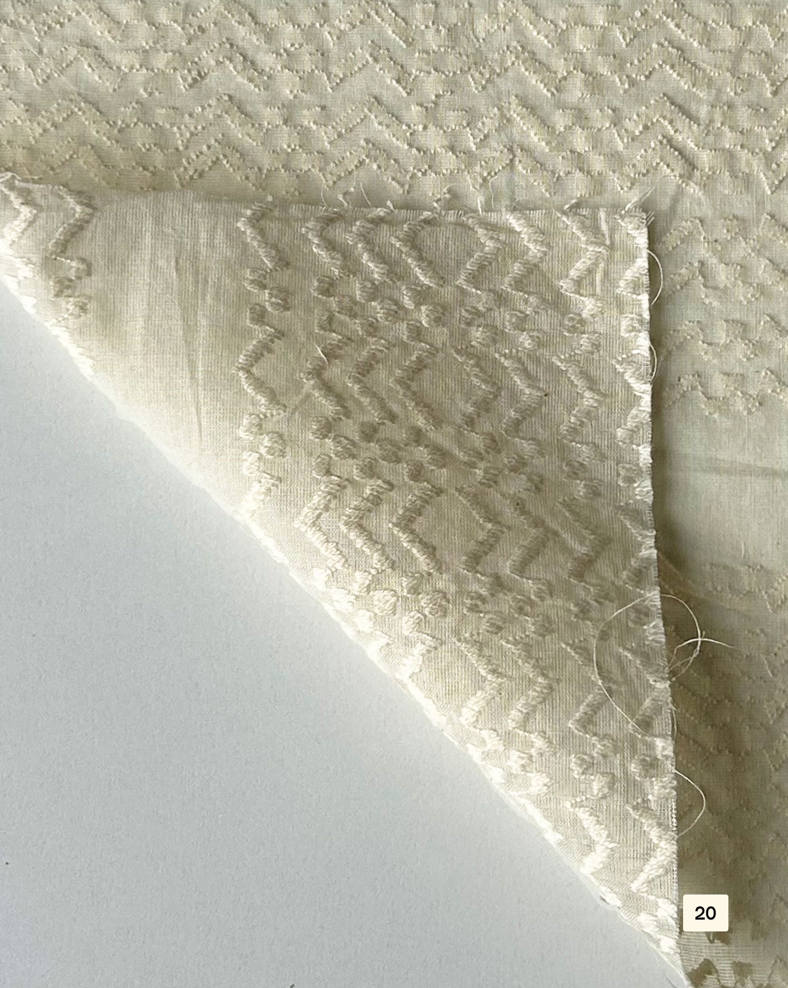 Greige Cotton Dobby fabric 48"