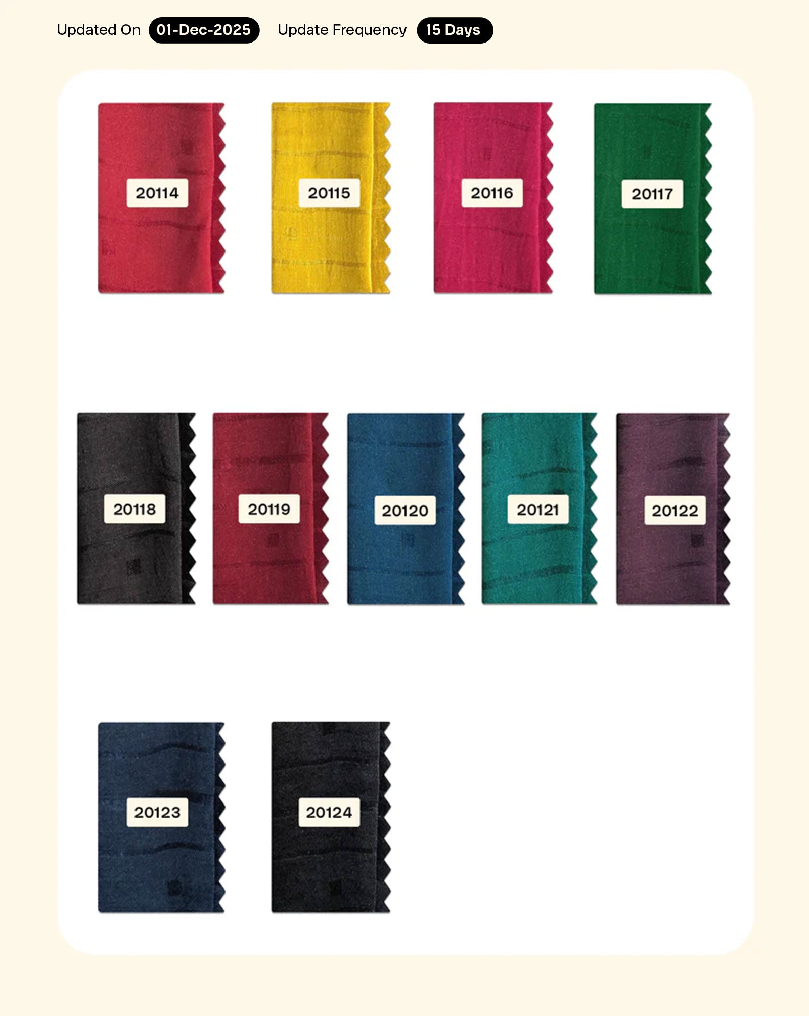 Stripes Poly Satin Dobby Fabric 52" - 10.5 kg