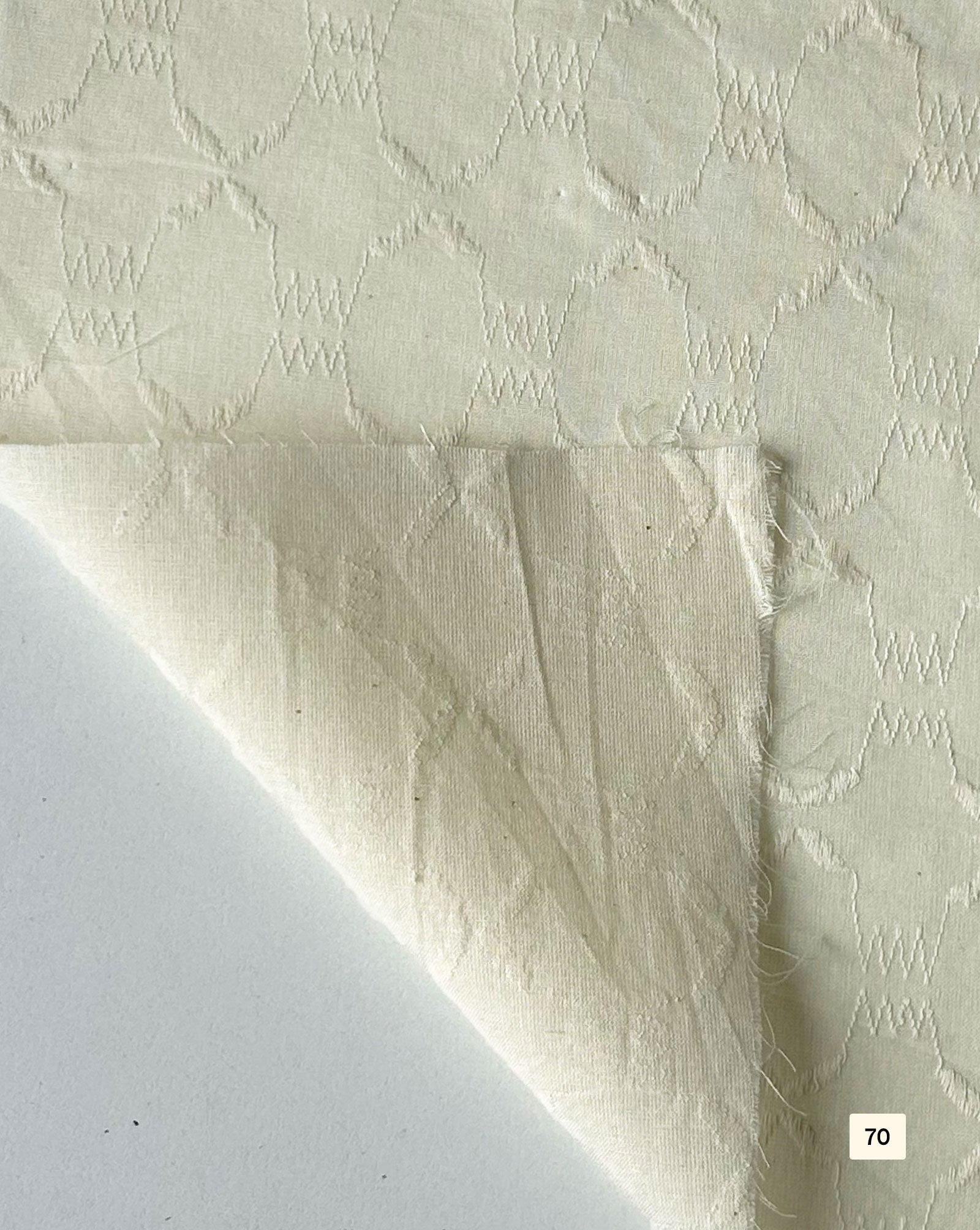 Greige Cotton Dobby fabric 48"