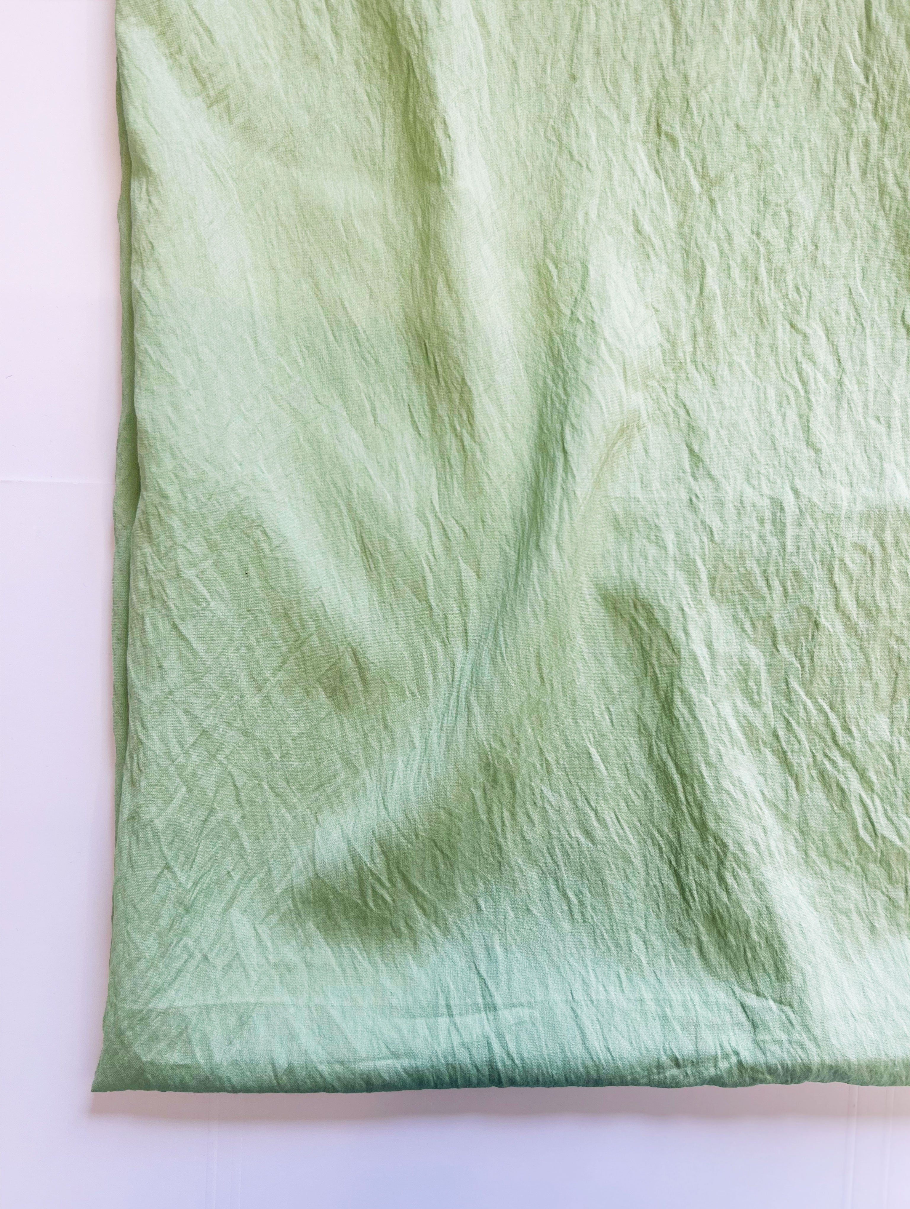 Green Poly Mill Dyed Fabric 57"