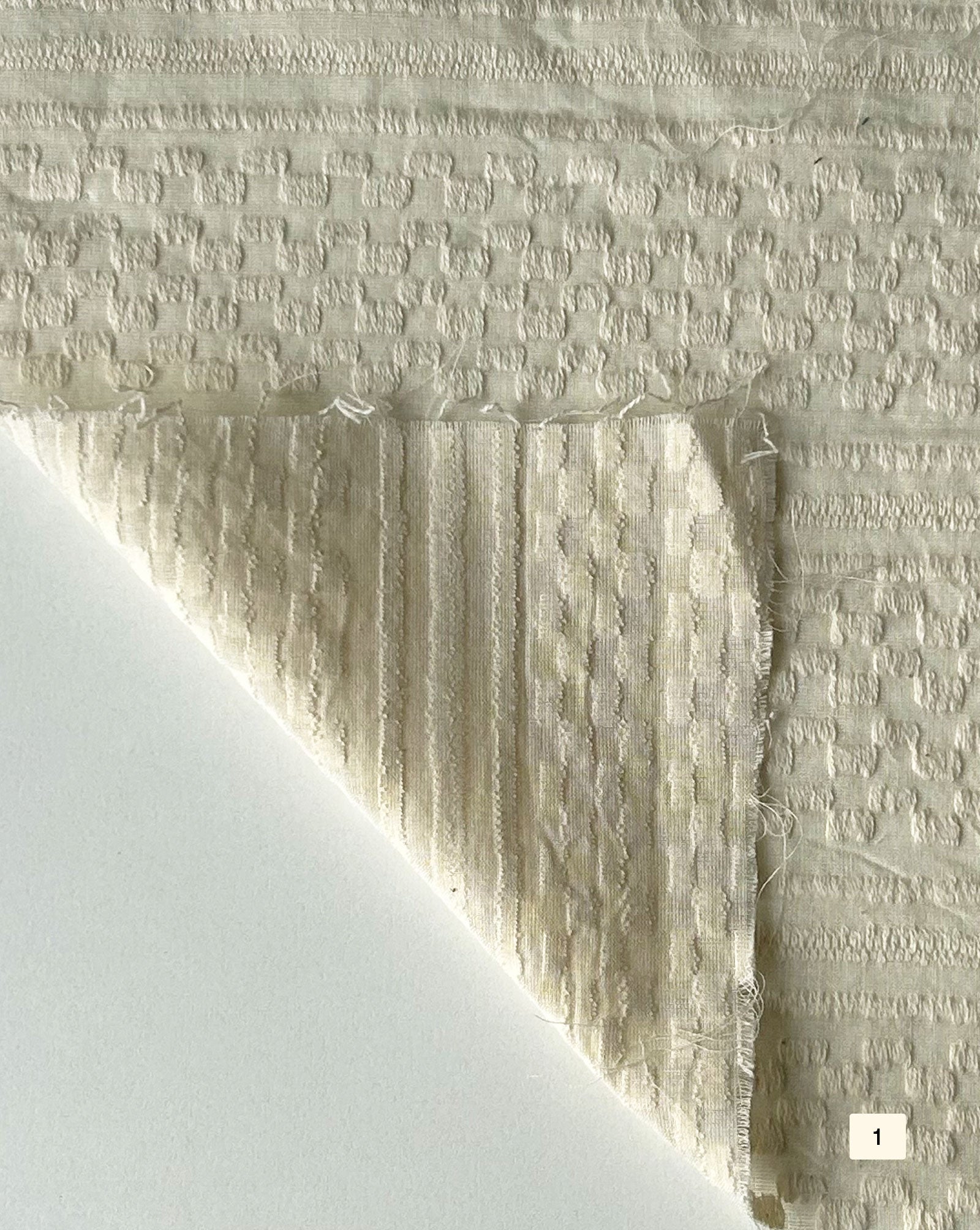 Greige Cotton Dobby fabric 48"