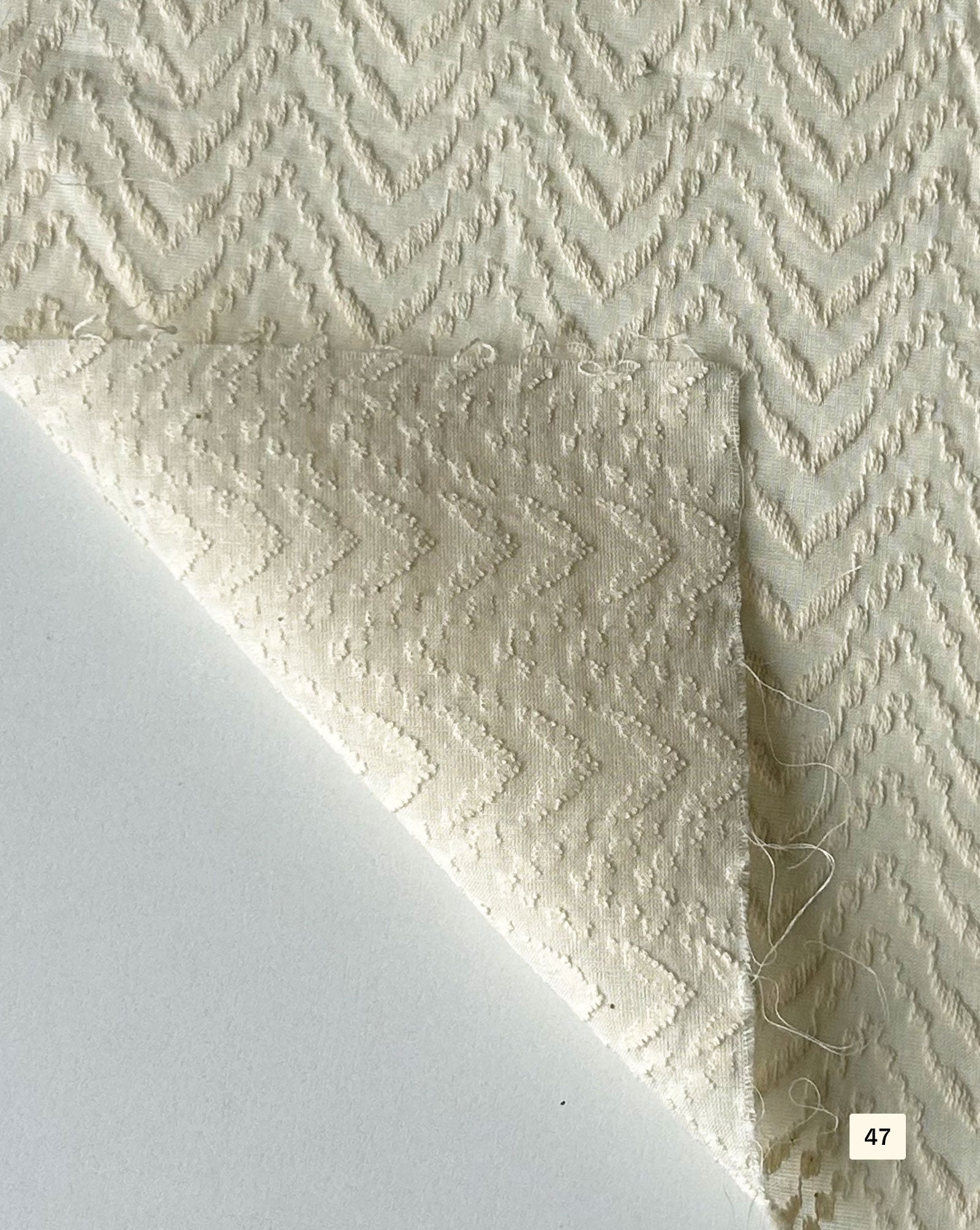 Greige Cotton Dobby fabric 48"