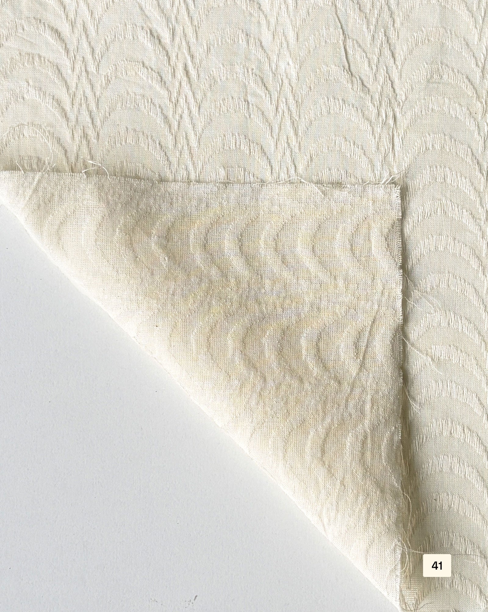 Greige Cotton Dobby fabric 48"