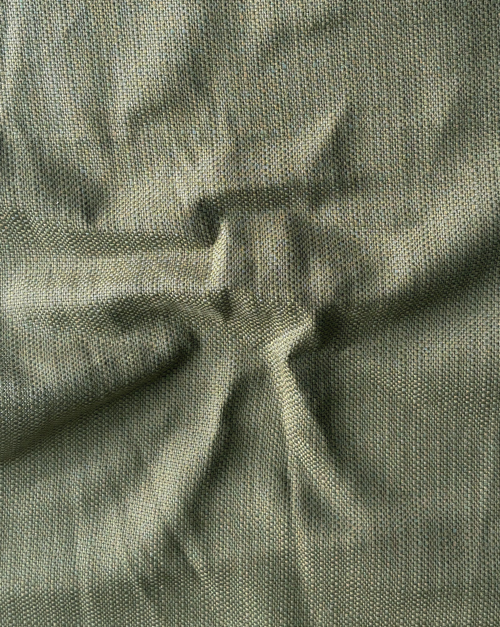 Olive Green Cotton Dobby Fabric 58"