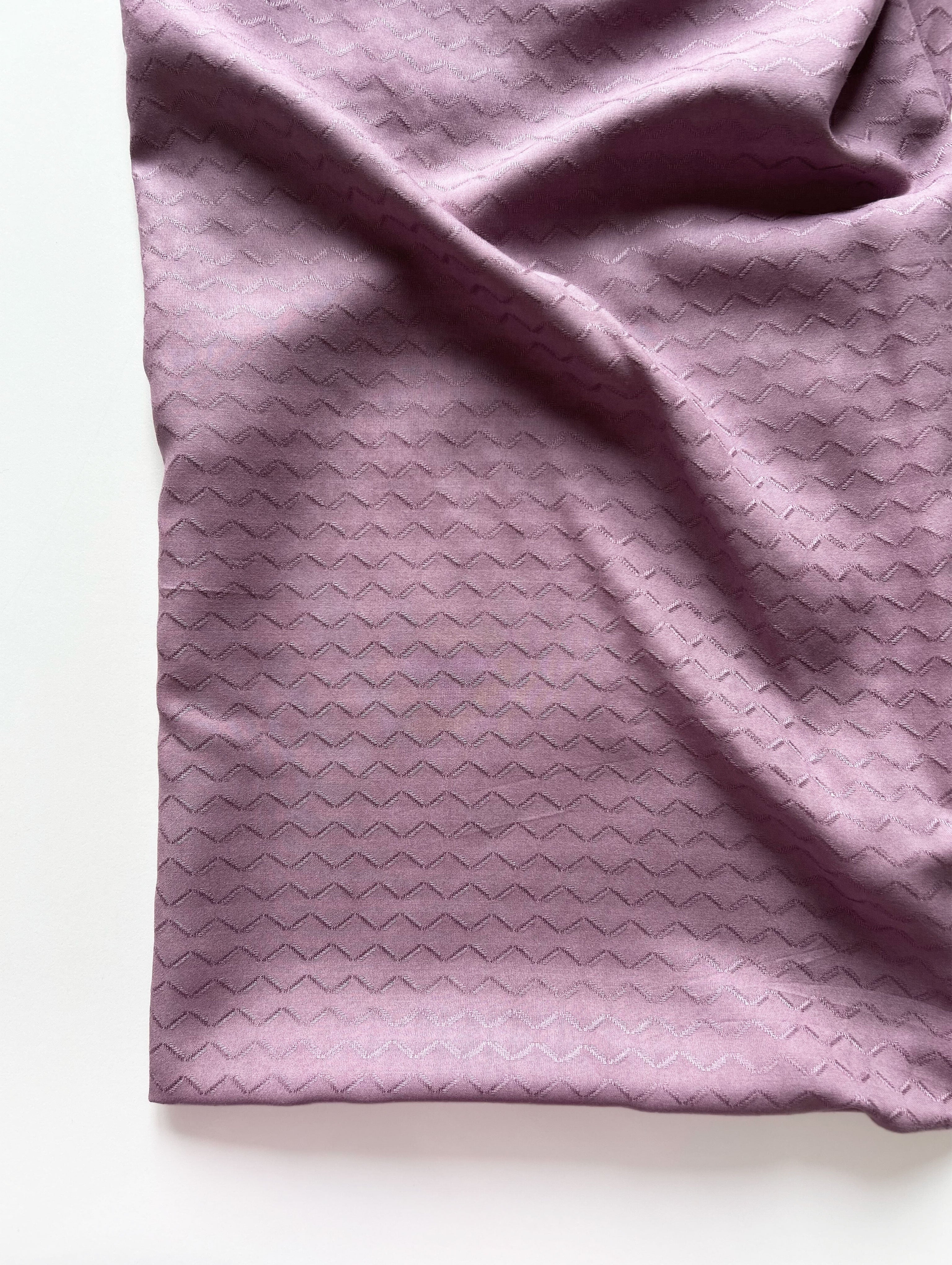 Rayon Chevron Dobby Mill Dyed Fabric 56"
