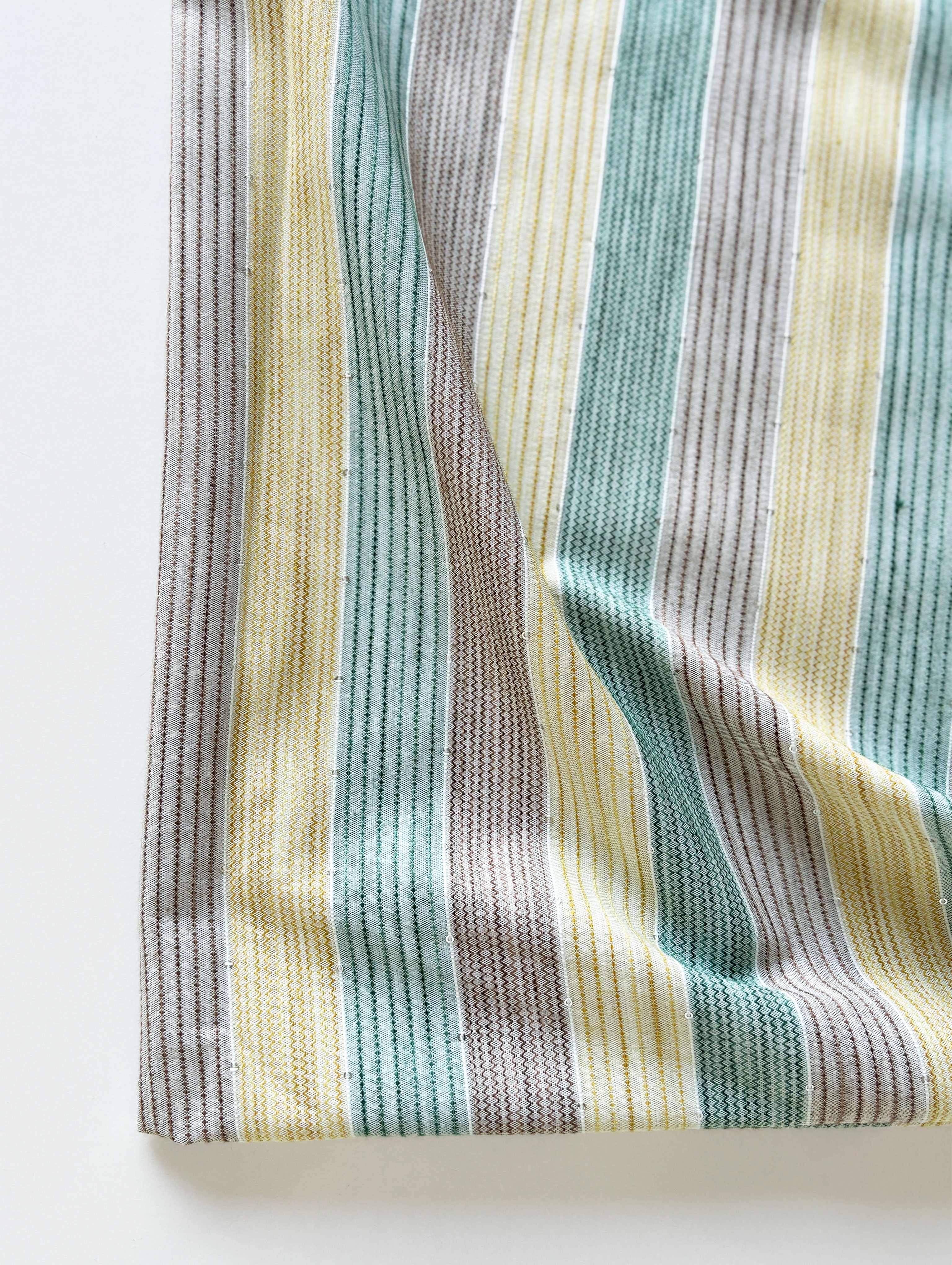 Loom Textured Blended Viscose Sequins Yarn Dyed Fabric 60"