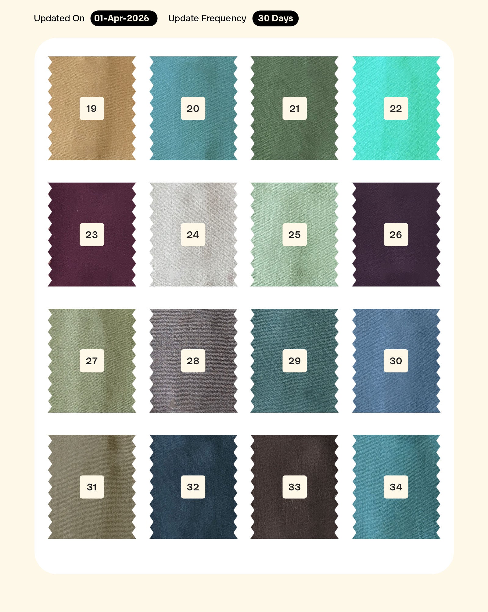 Cotton Poly Lycra Mill Dyed Fabric 56"