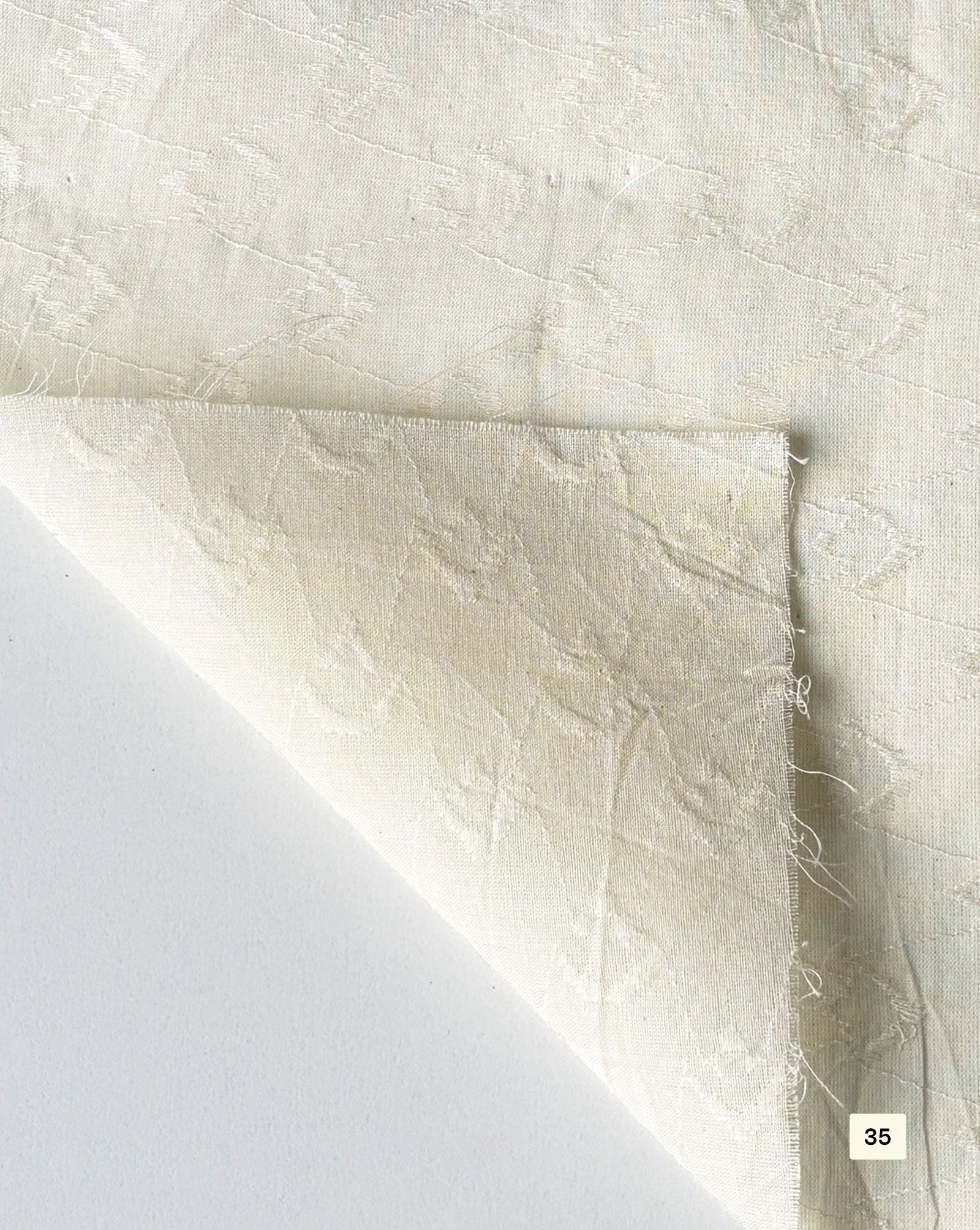 Greige Cotton Dobby fabric 48"