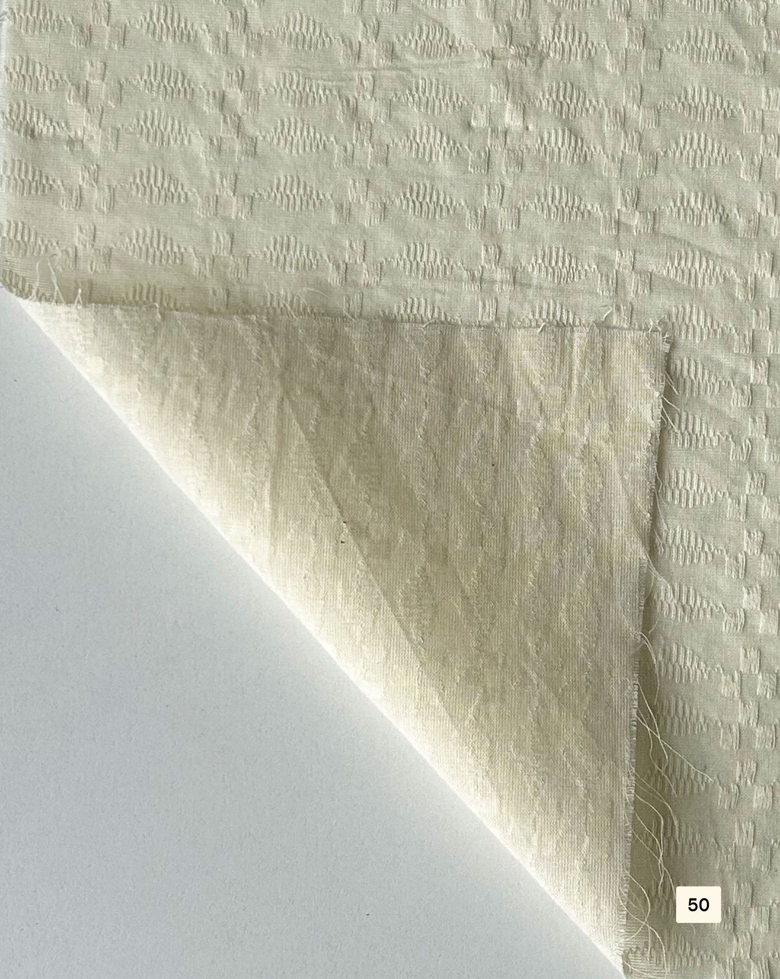 Greige Cotton Dobby fabric 48"