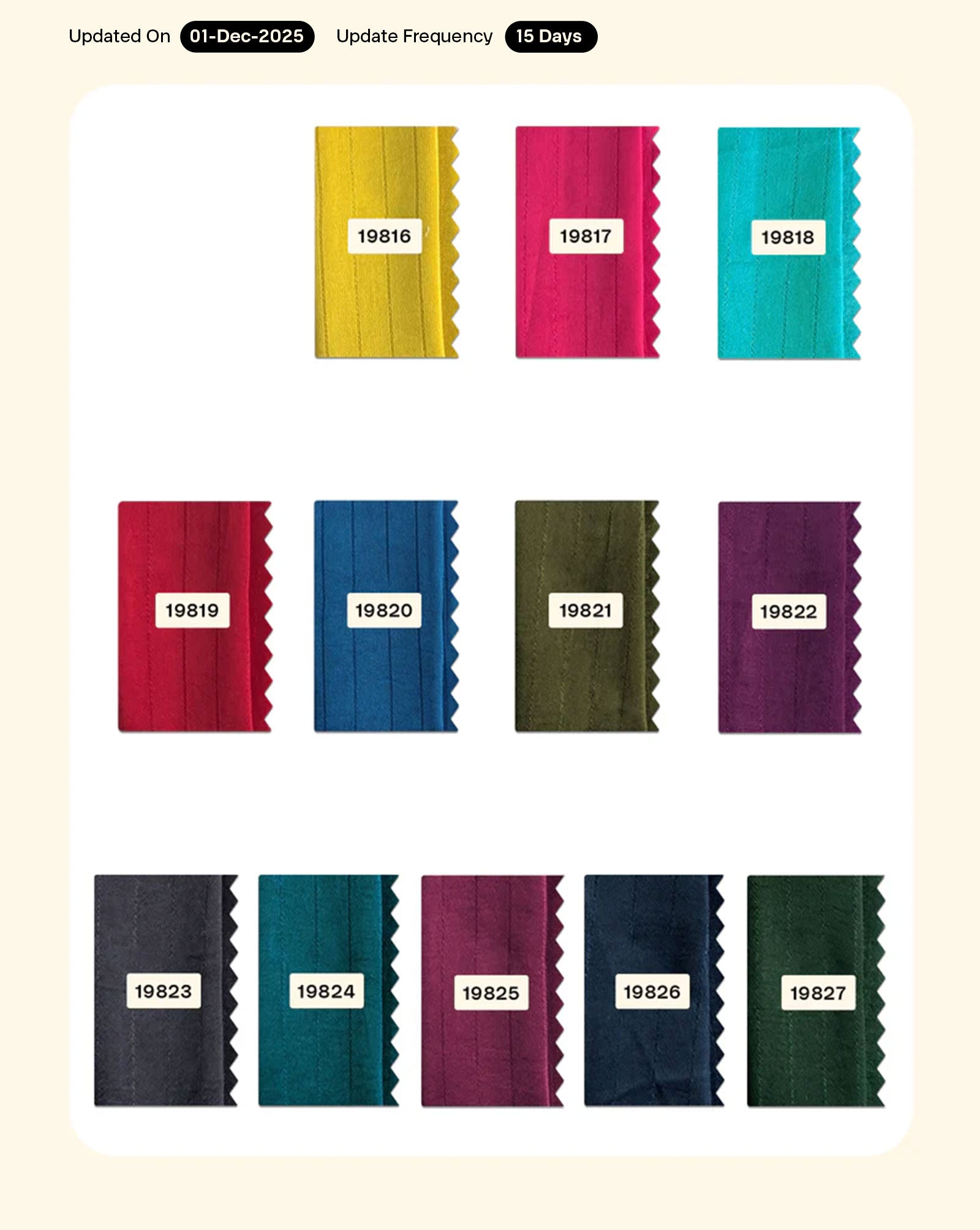 Stripes Poly Satin Fabric - 10 kg