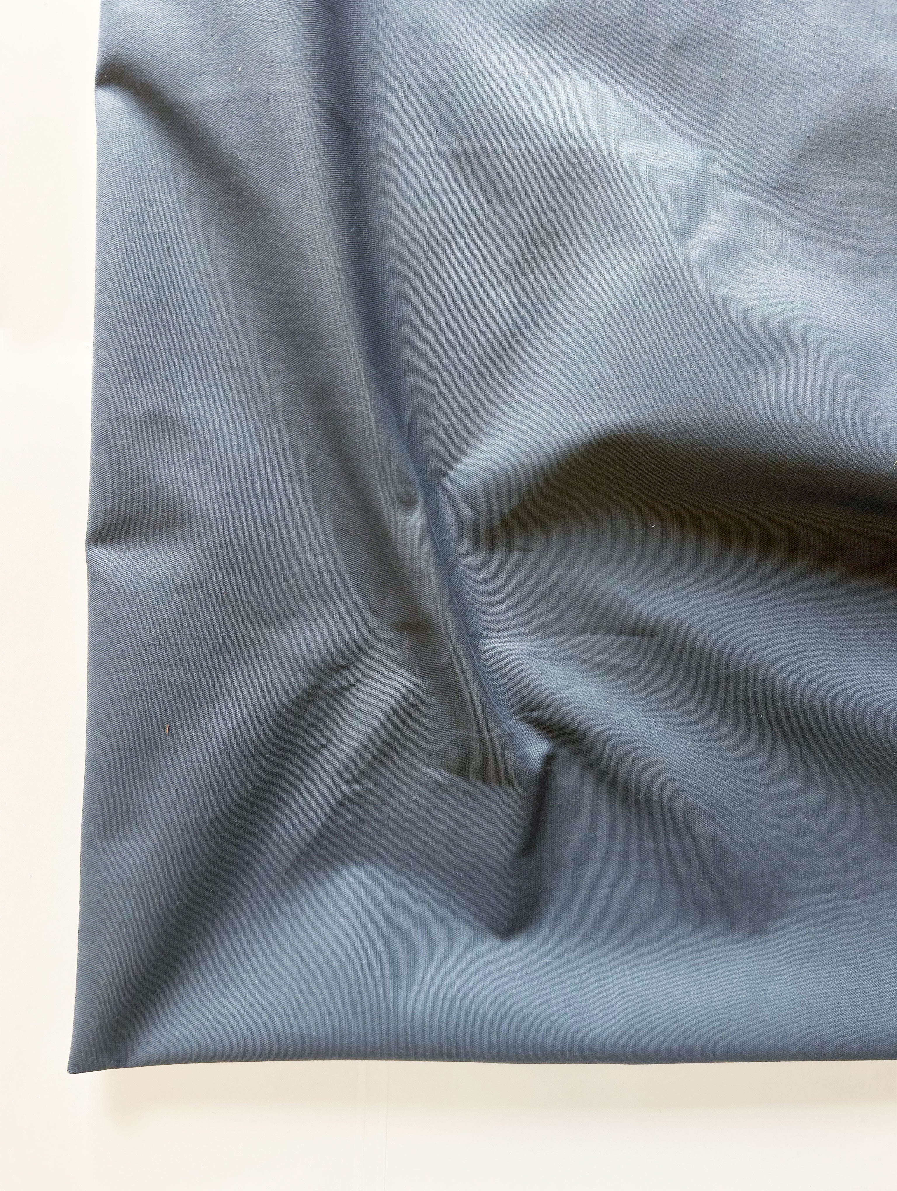 Cotton Twill Lycra Mill Dyed Fabric 54"