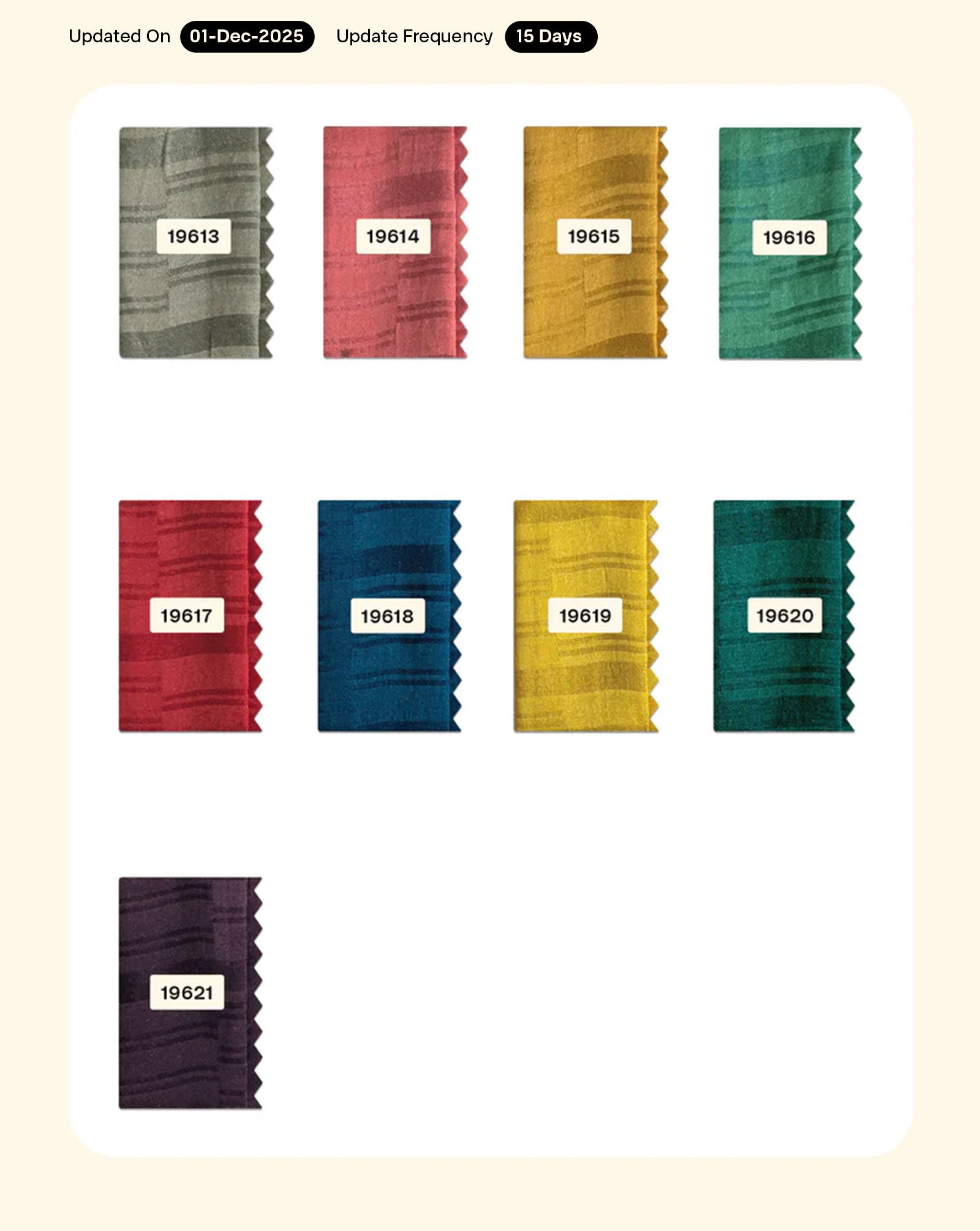 Stripes Poly Dobby Fabric 50" - 11 kg