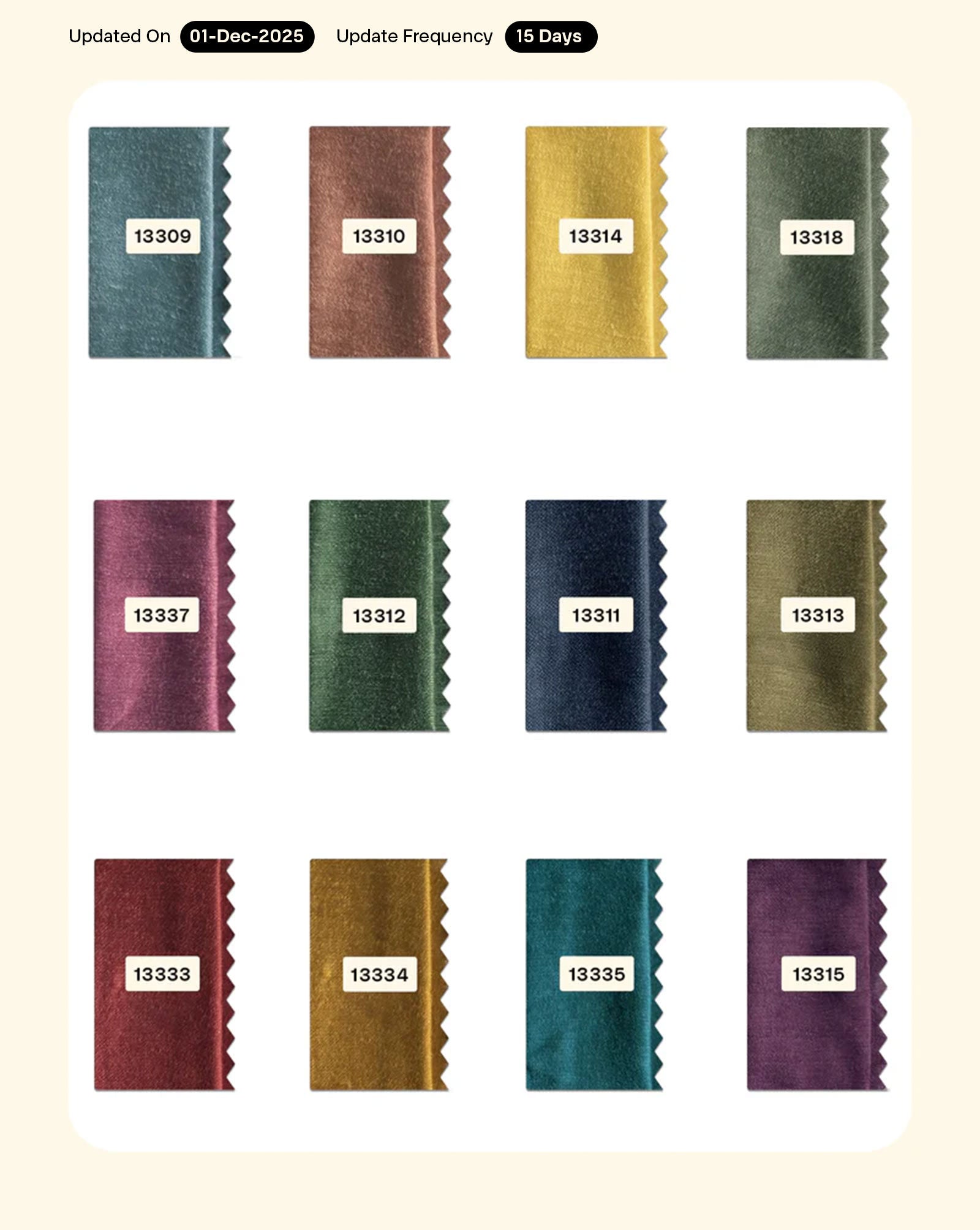 Poly Chanderi Fabric - 8.5 kg