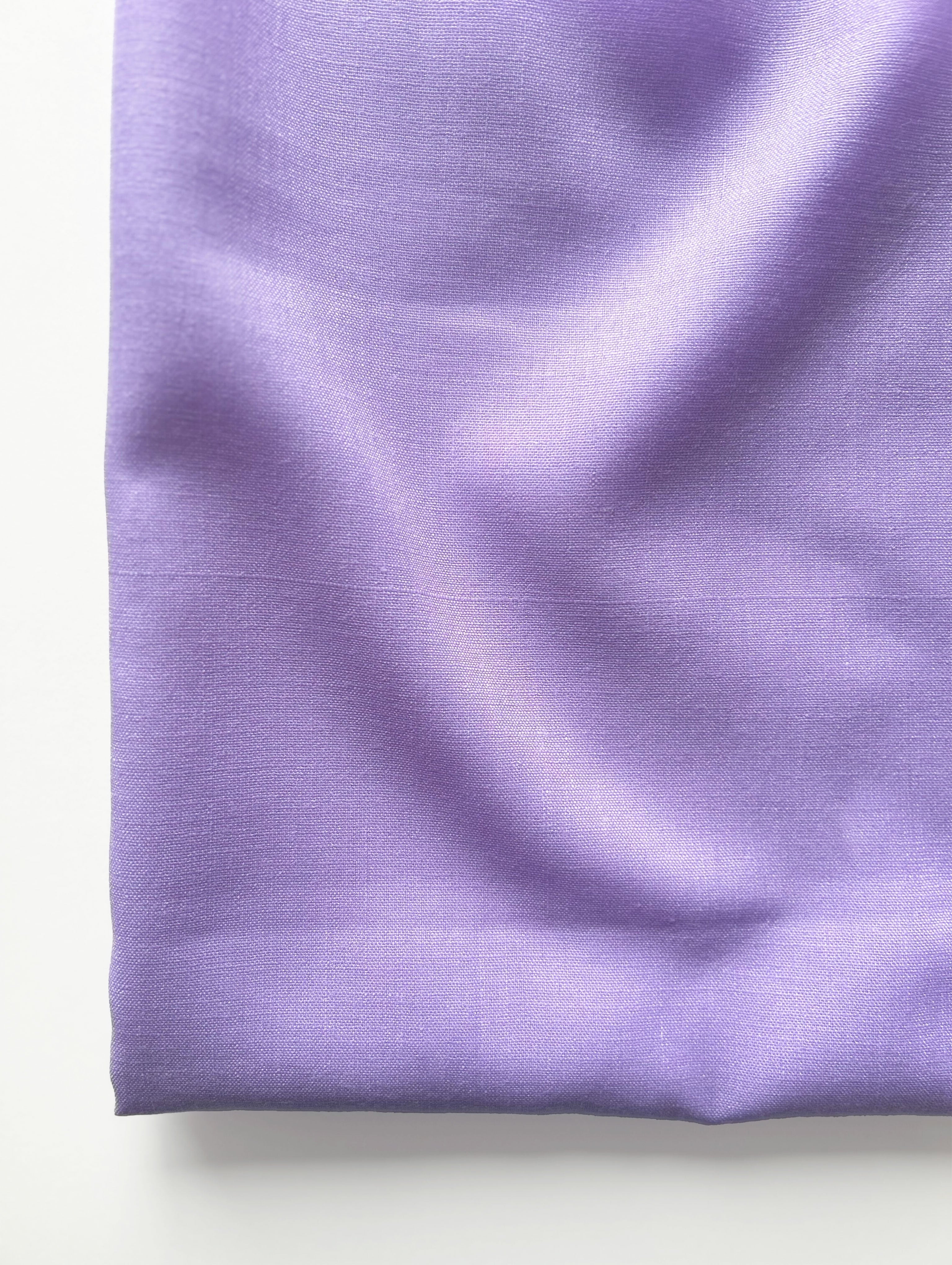 Purple Poly Double Sided Slub Mill Dyed Fabric (Magic Slub) - 11 kg