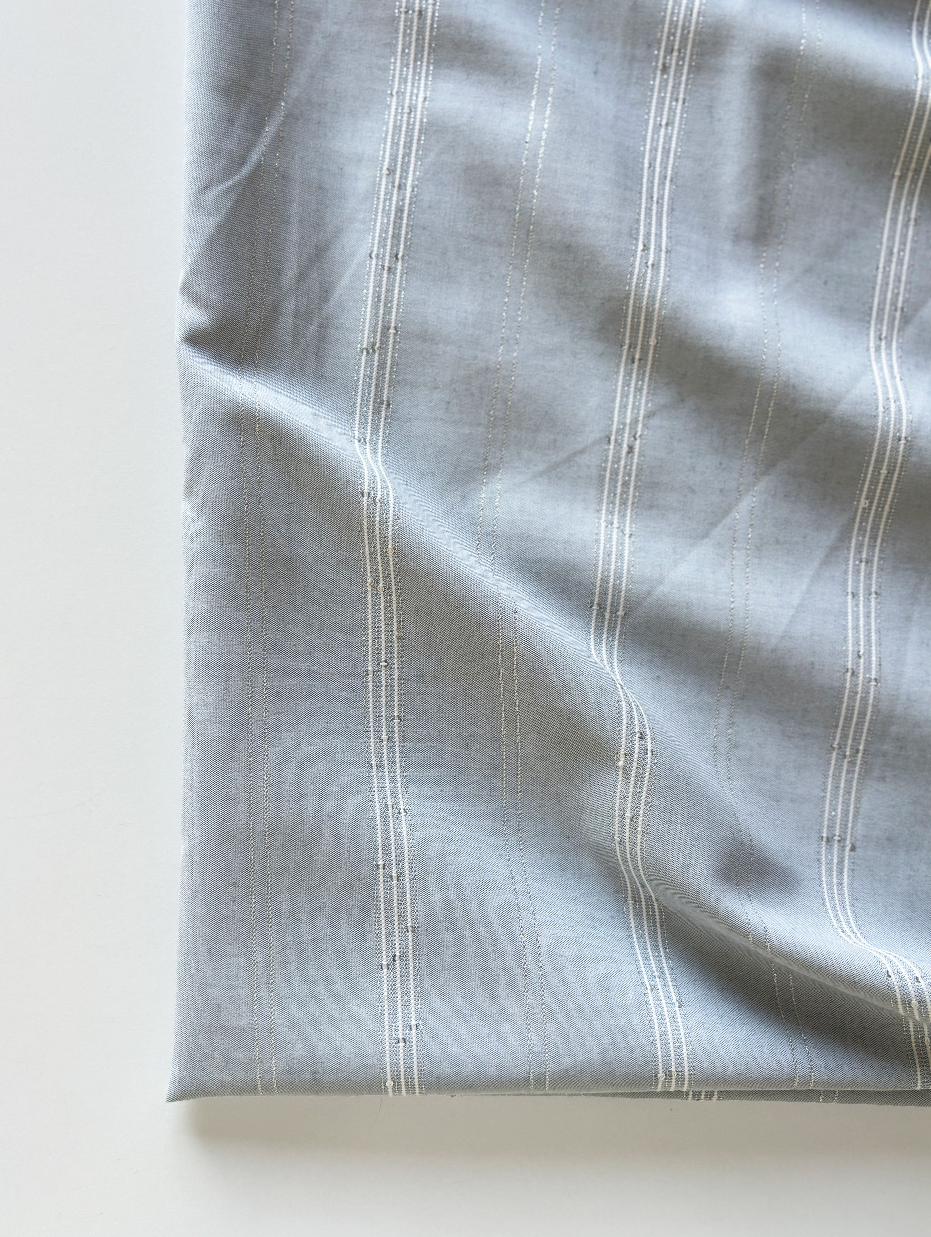 Grey Loom Textured Blended Viscose Sequins Lurex Yarn Dyed Fabric 60"