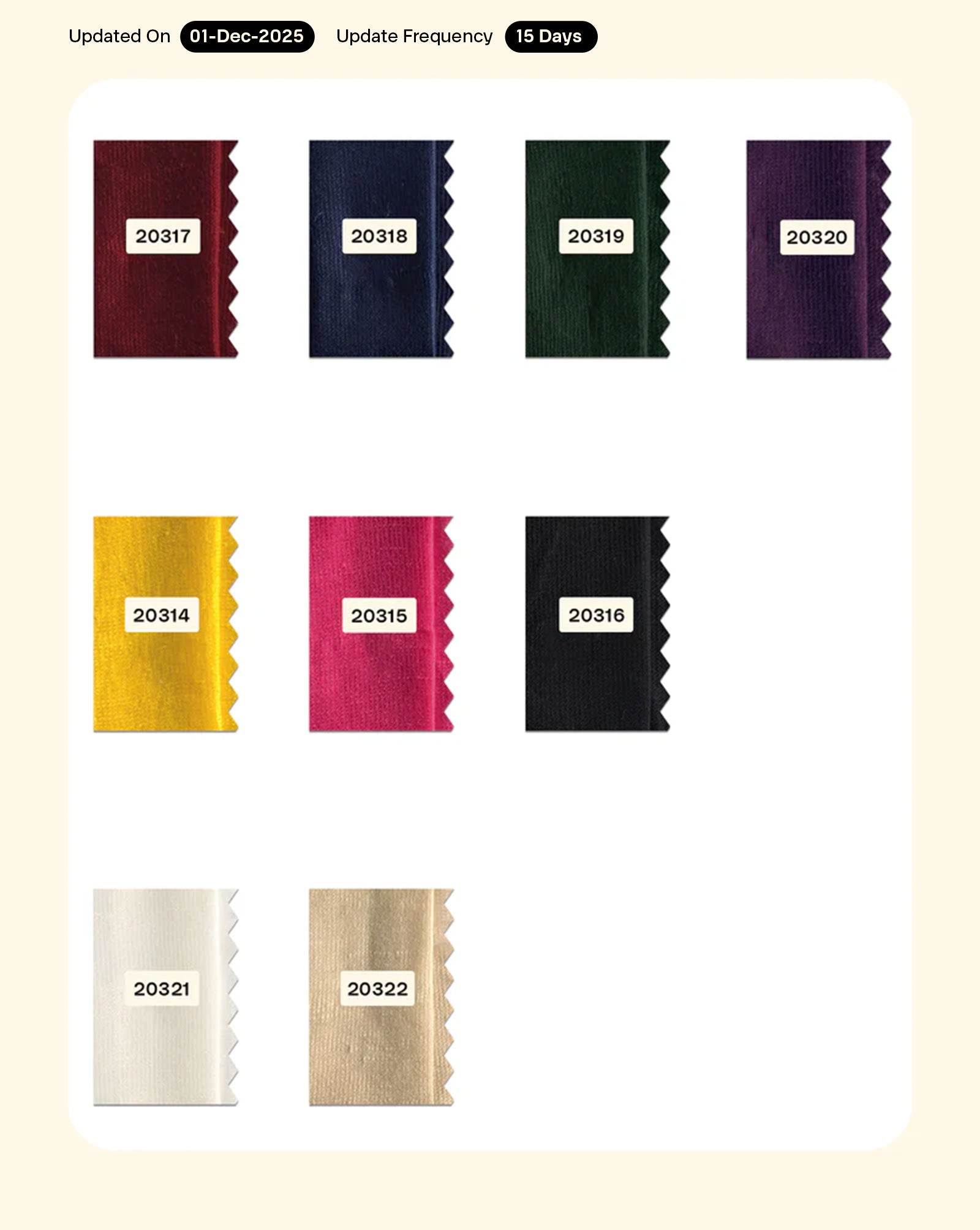 Poly Plain Slub Fabric - 9 kg