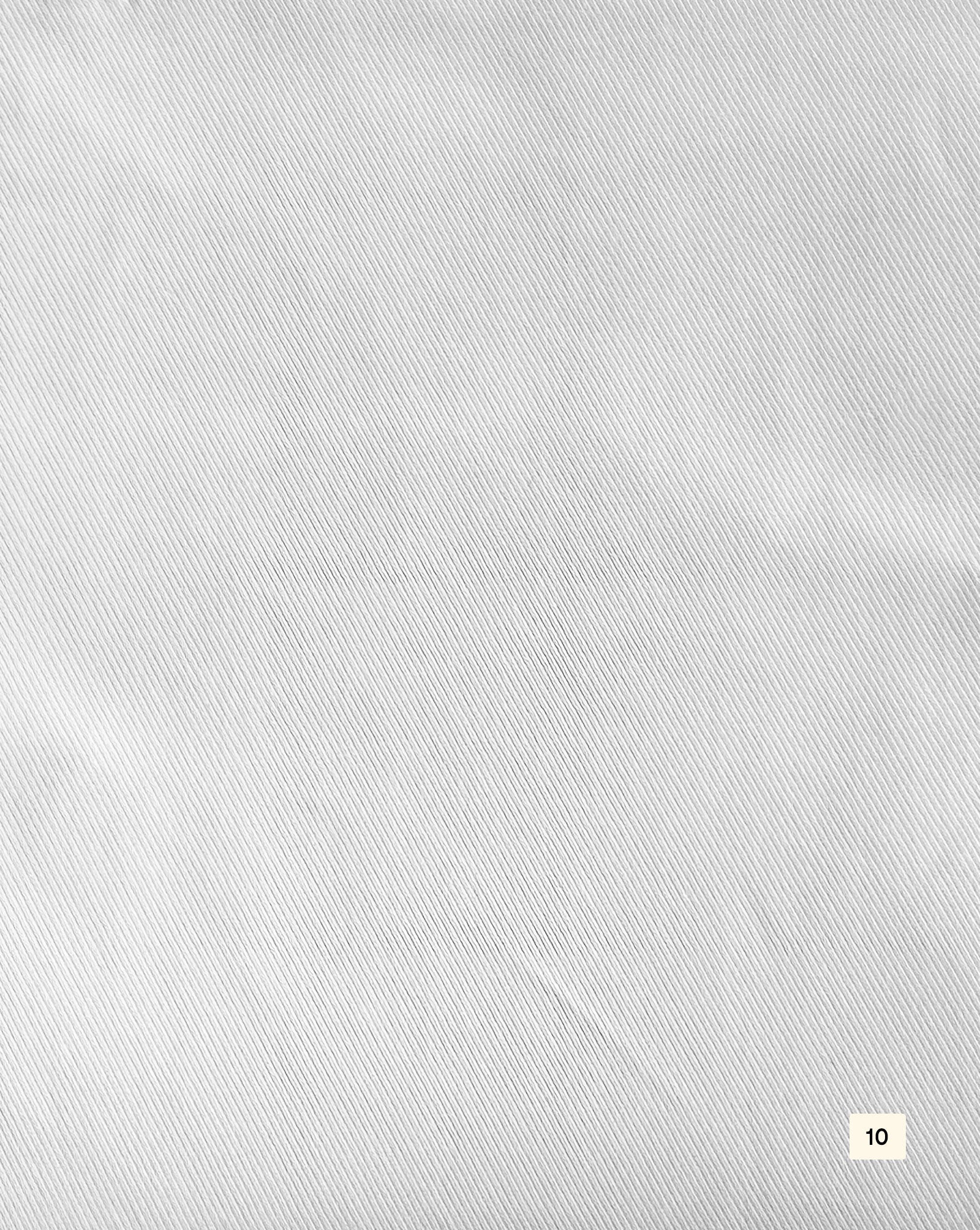 40s Cotton Twill White Fabric 58"