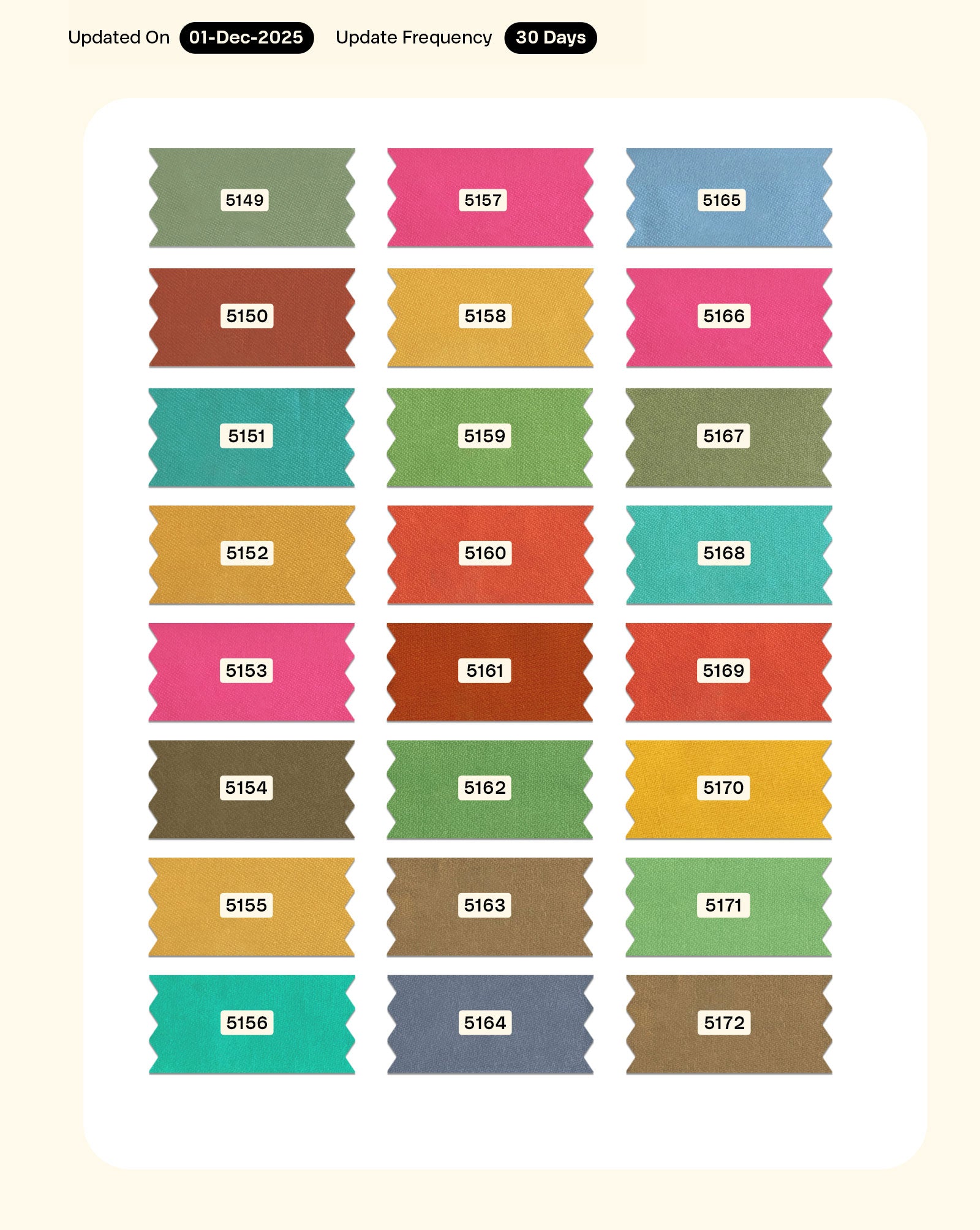 Cotton Jam Satin Mill Dyed Fabric 42" - 10 kg