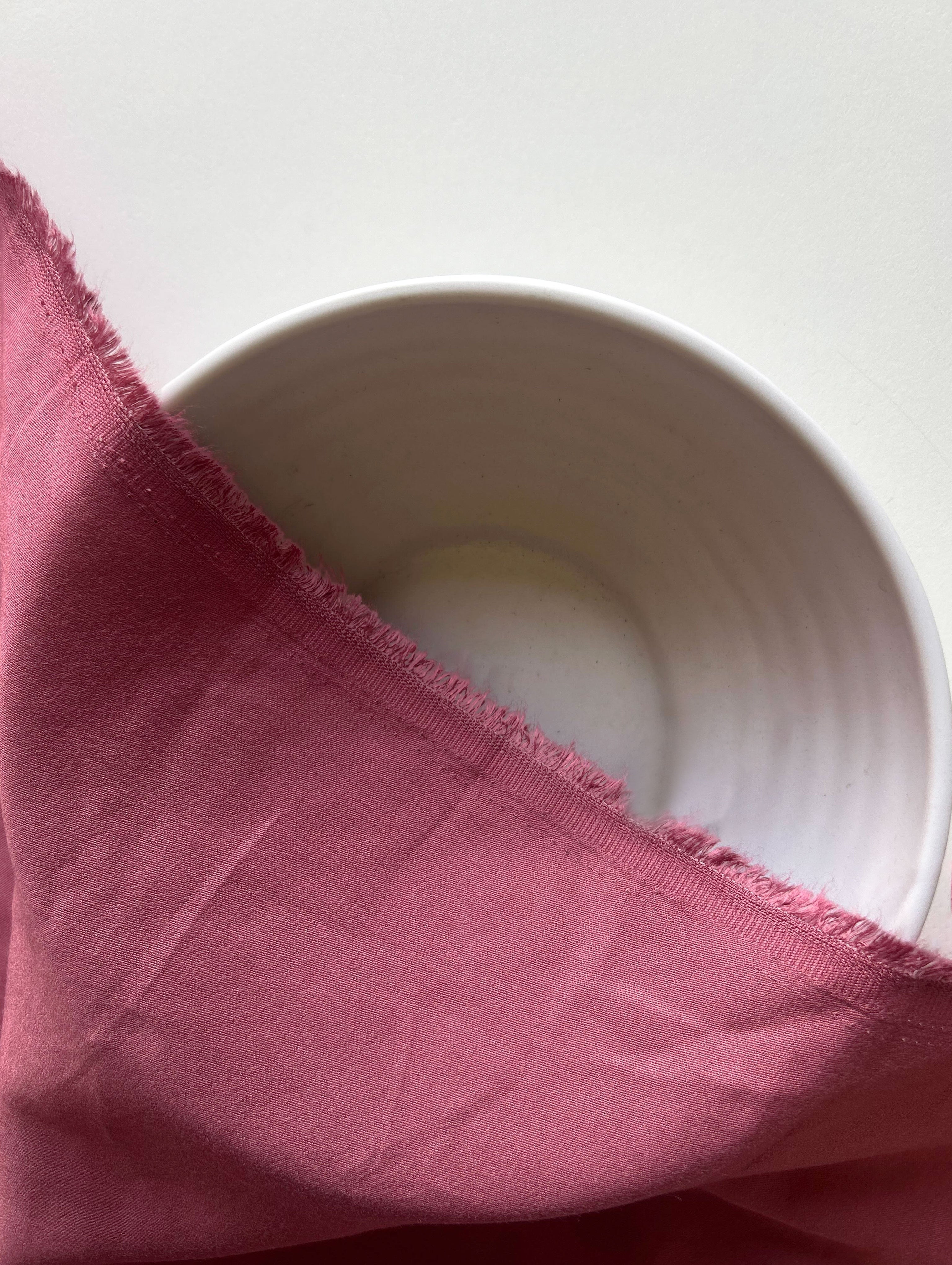 Dark Pink Viscose Gaji Satin Mill Dyed Fabric 56" - 20 kg