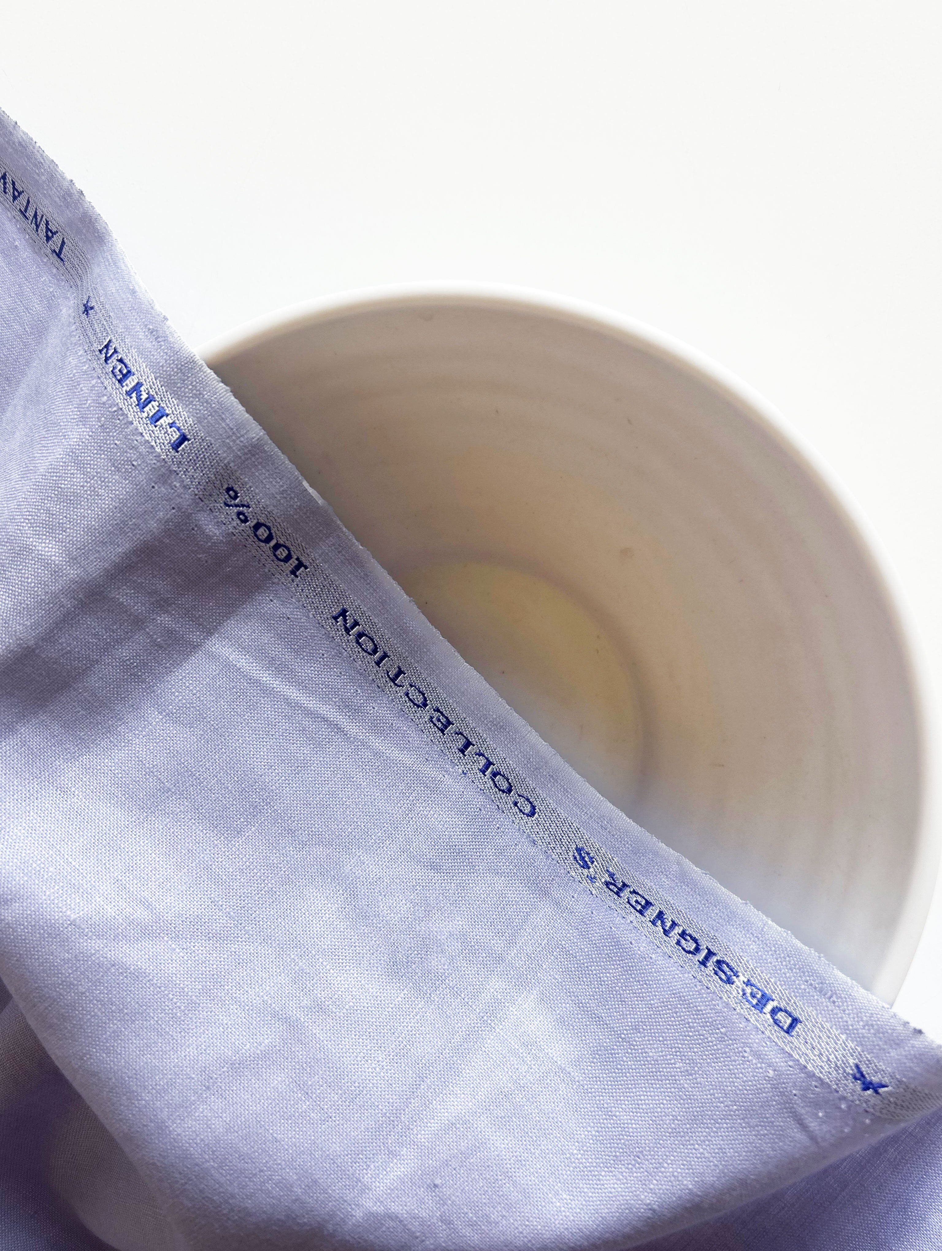 Light Purple 44 Lea Suiting Linen Mill Dyed Fabric 58"