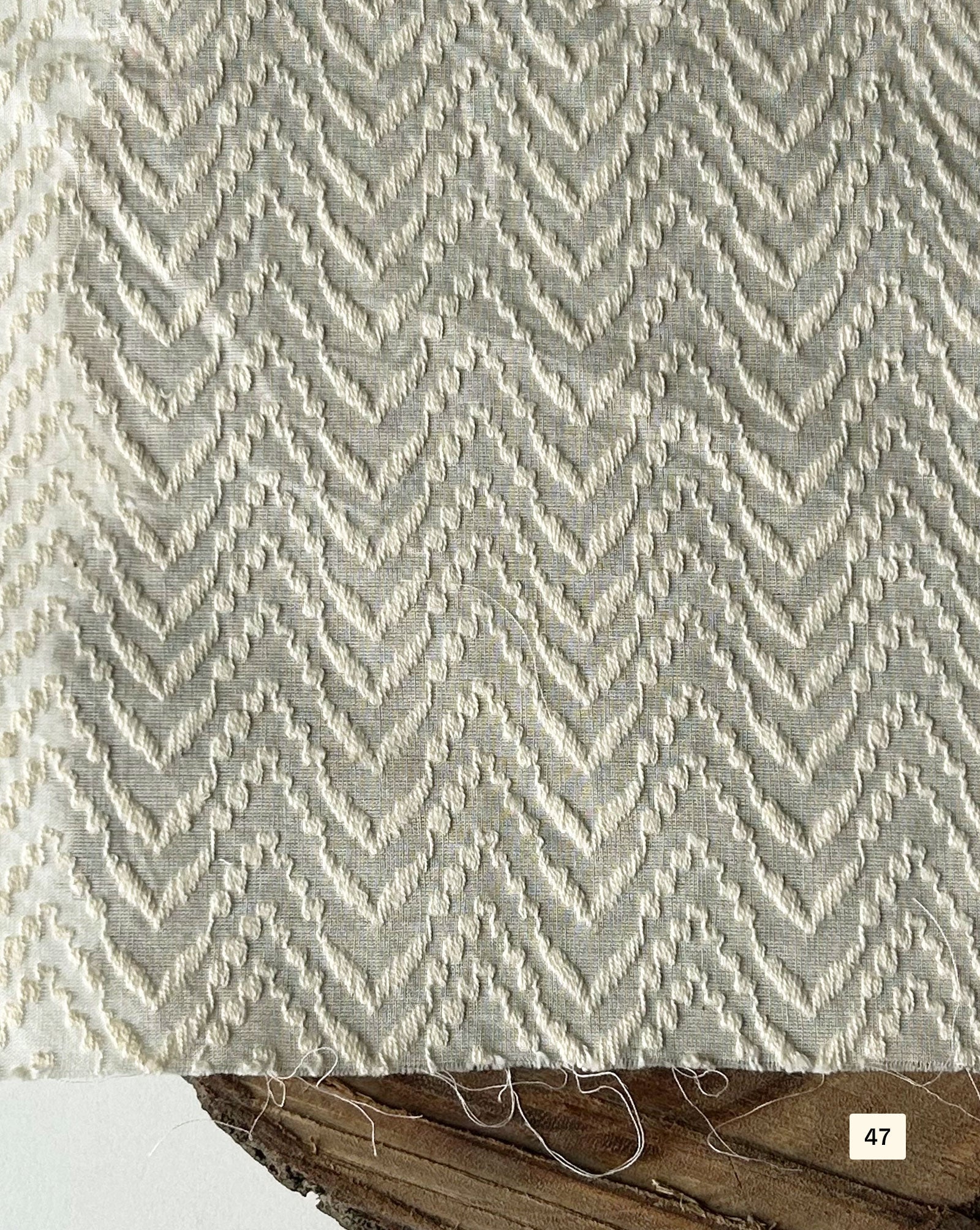 Greige Cotton Dobby fabric 48"