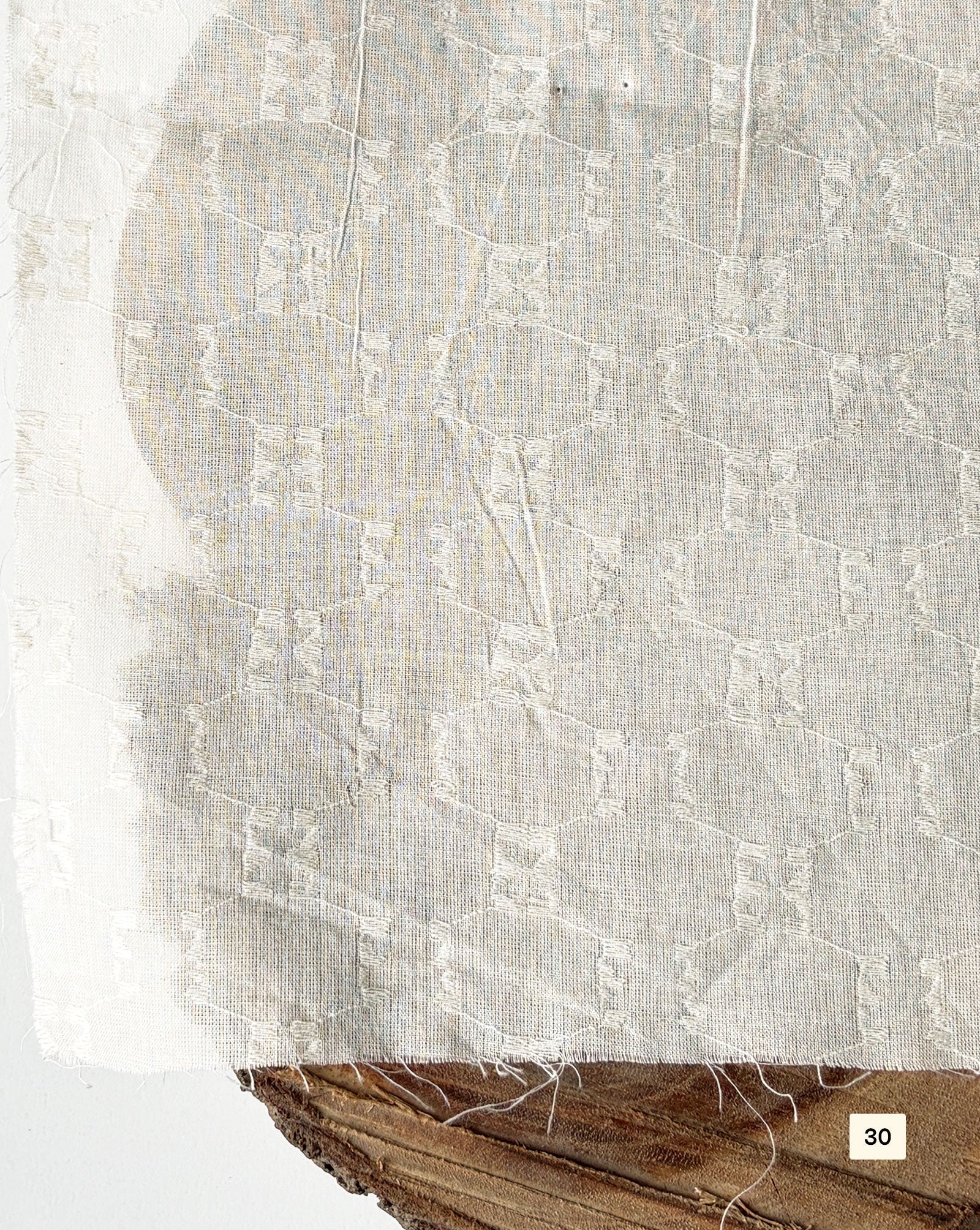 Greige Cotton Dobby fabric 48"