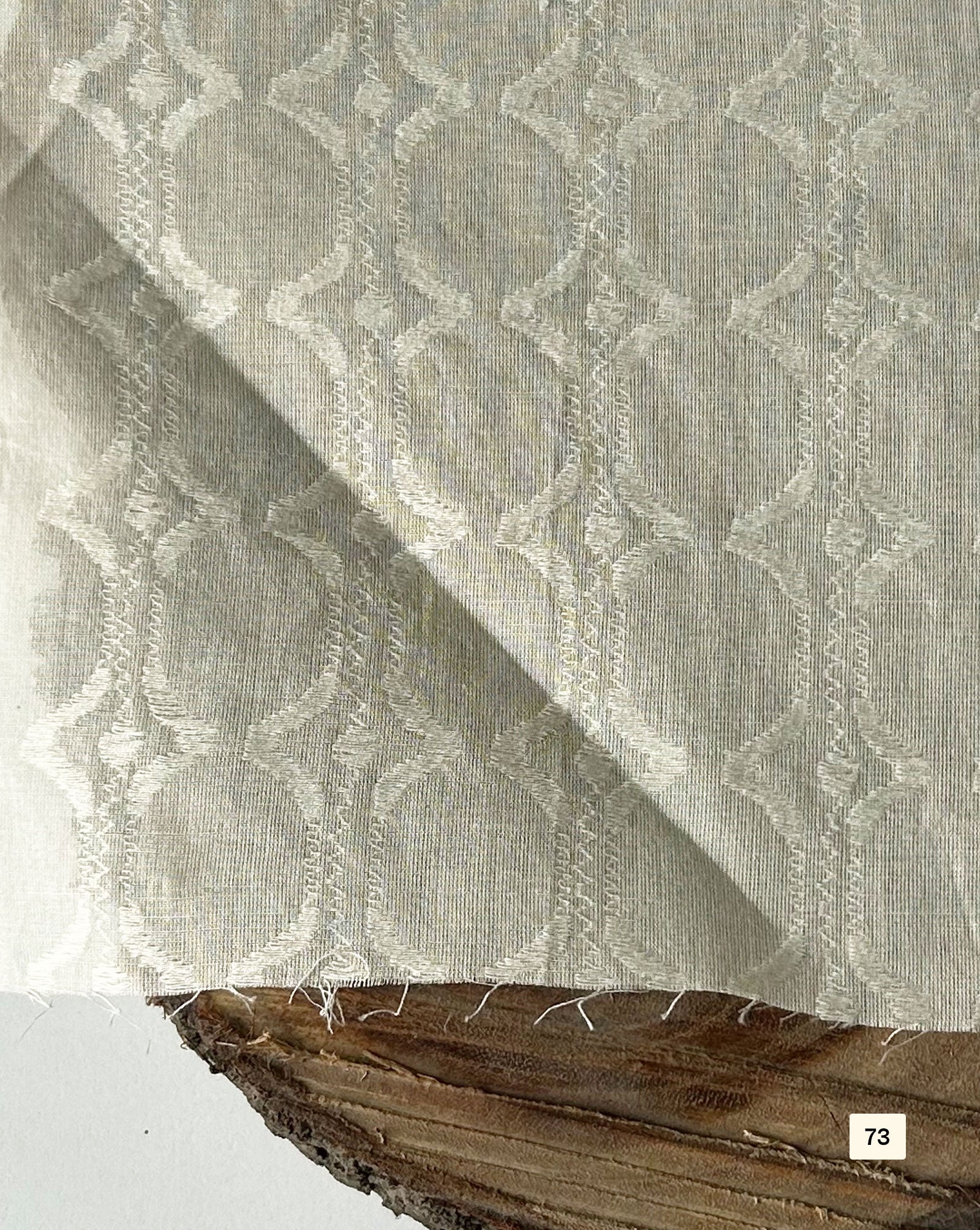 Greige Cotton Dobby fabric 48"