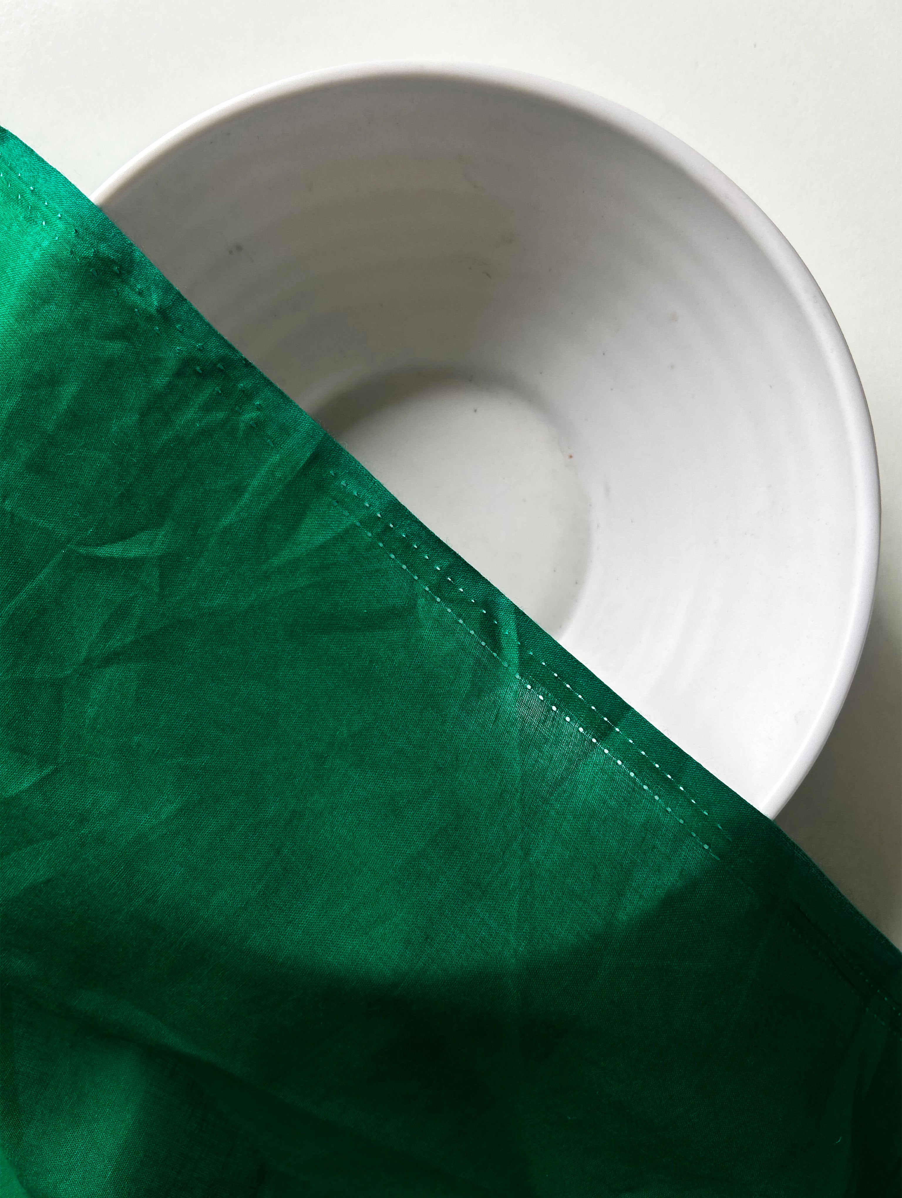 Green (92 x 80) Voile Cotton Mill Dyed Fabric