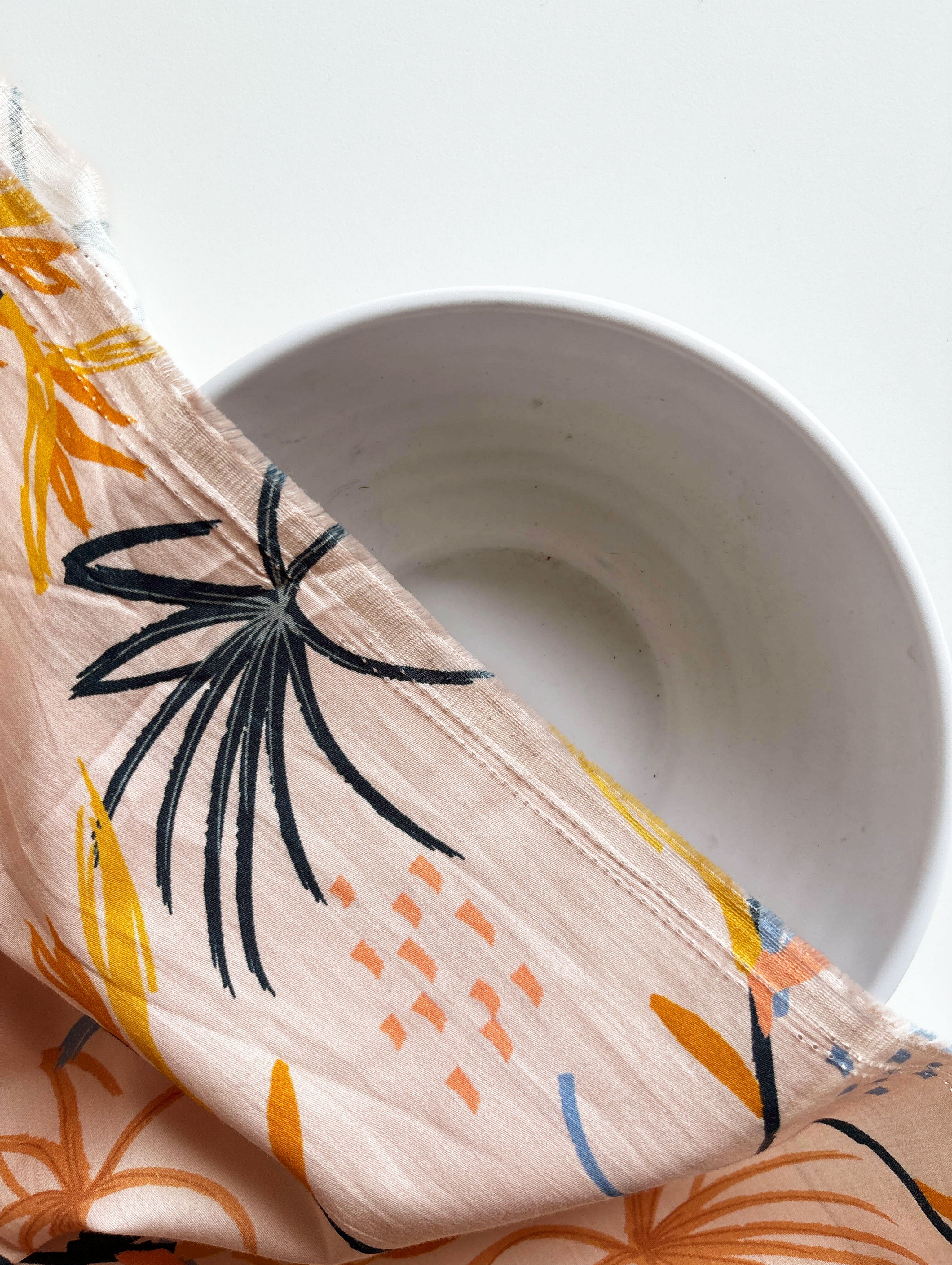 Salmon Digital Print 60's (165 x 104) Cotton Satin Fabric 58"