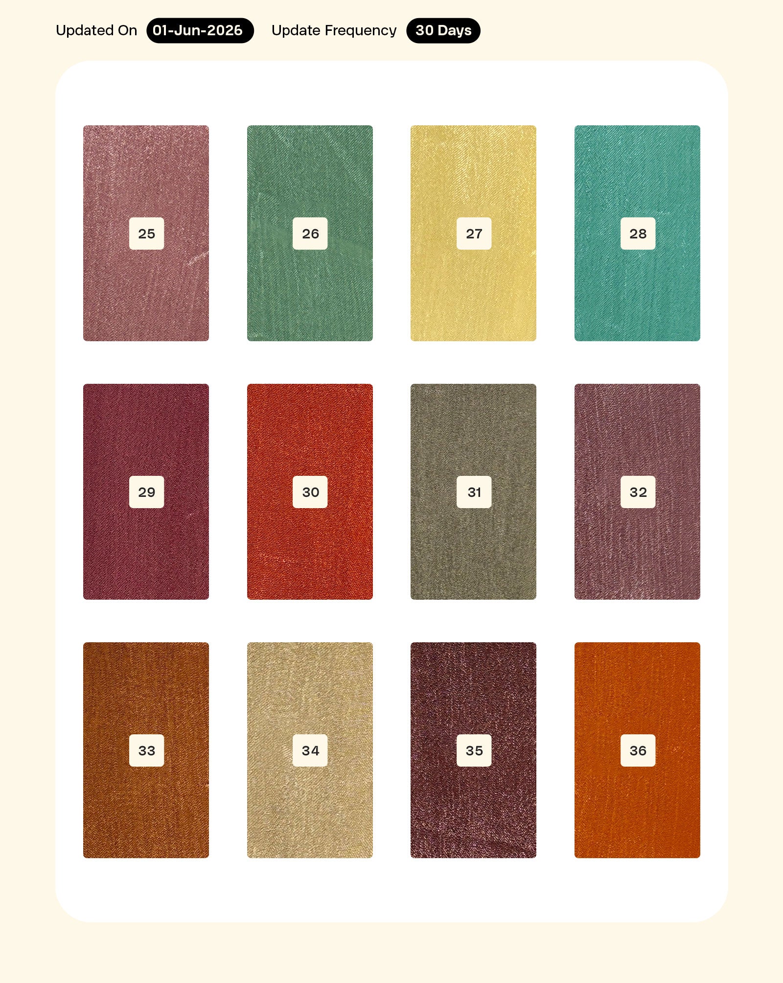 Viscose Chinnon Mill Dyed Fabric 44"
