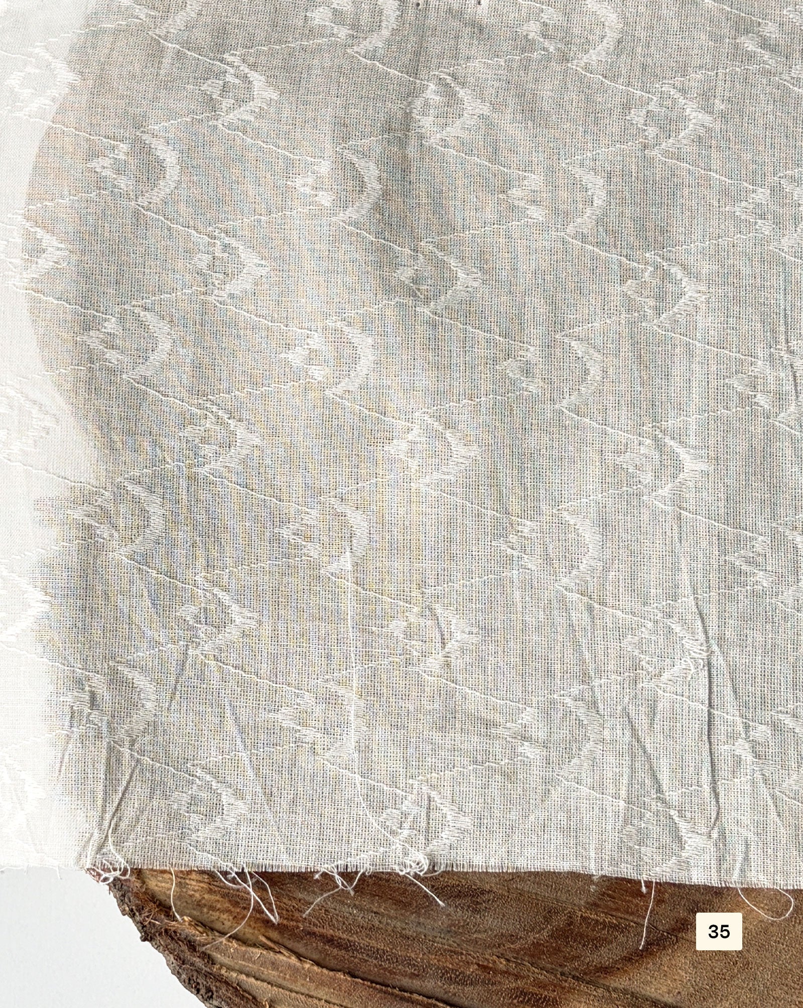 Greige Cotton Dobby fabric 48"