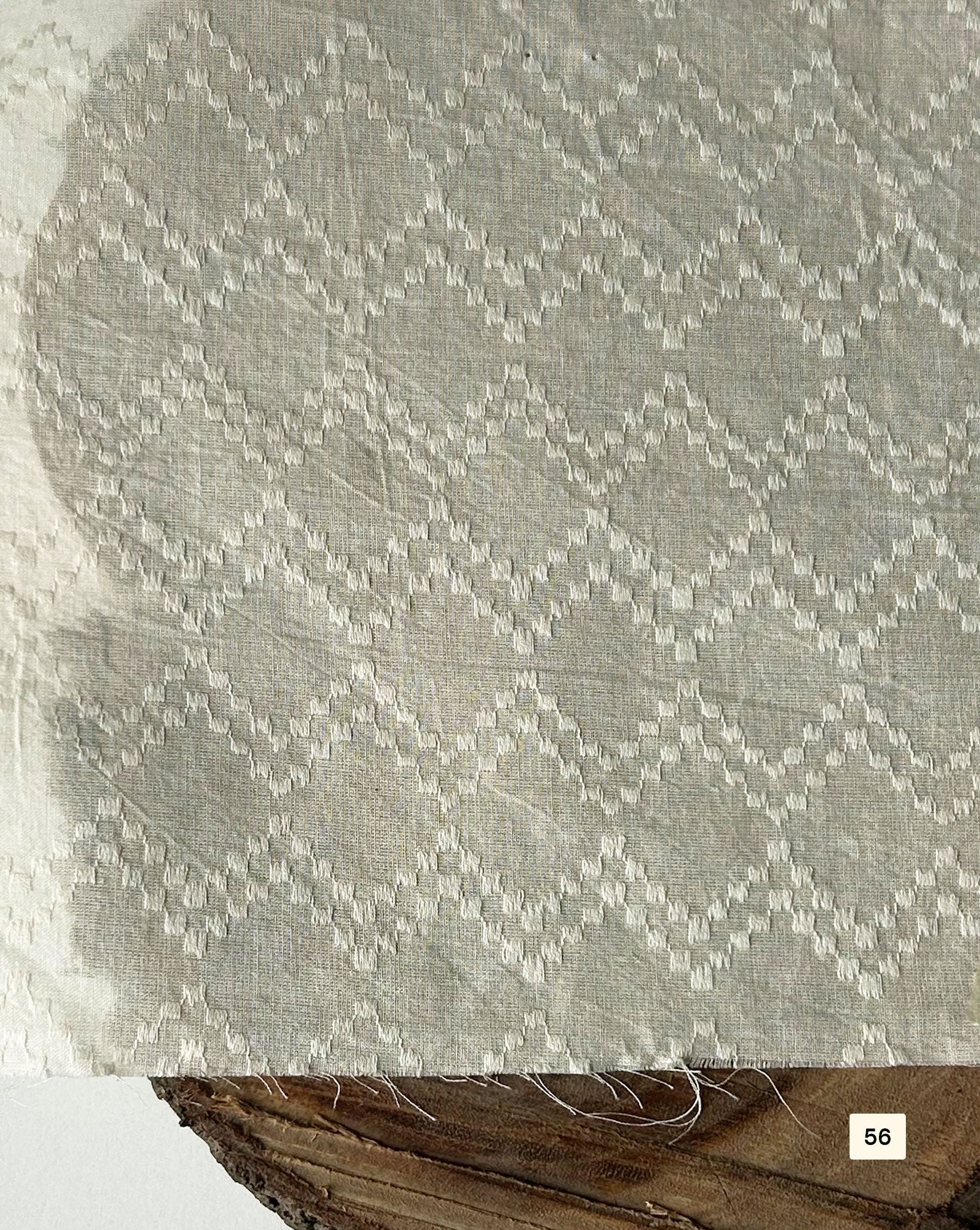 Greige Cotton Dobby fabric 48"