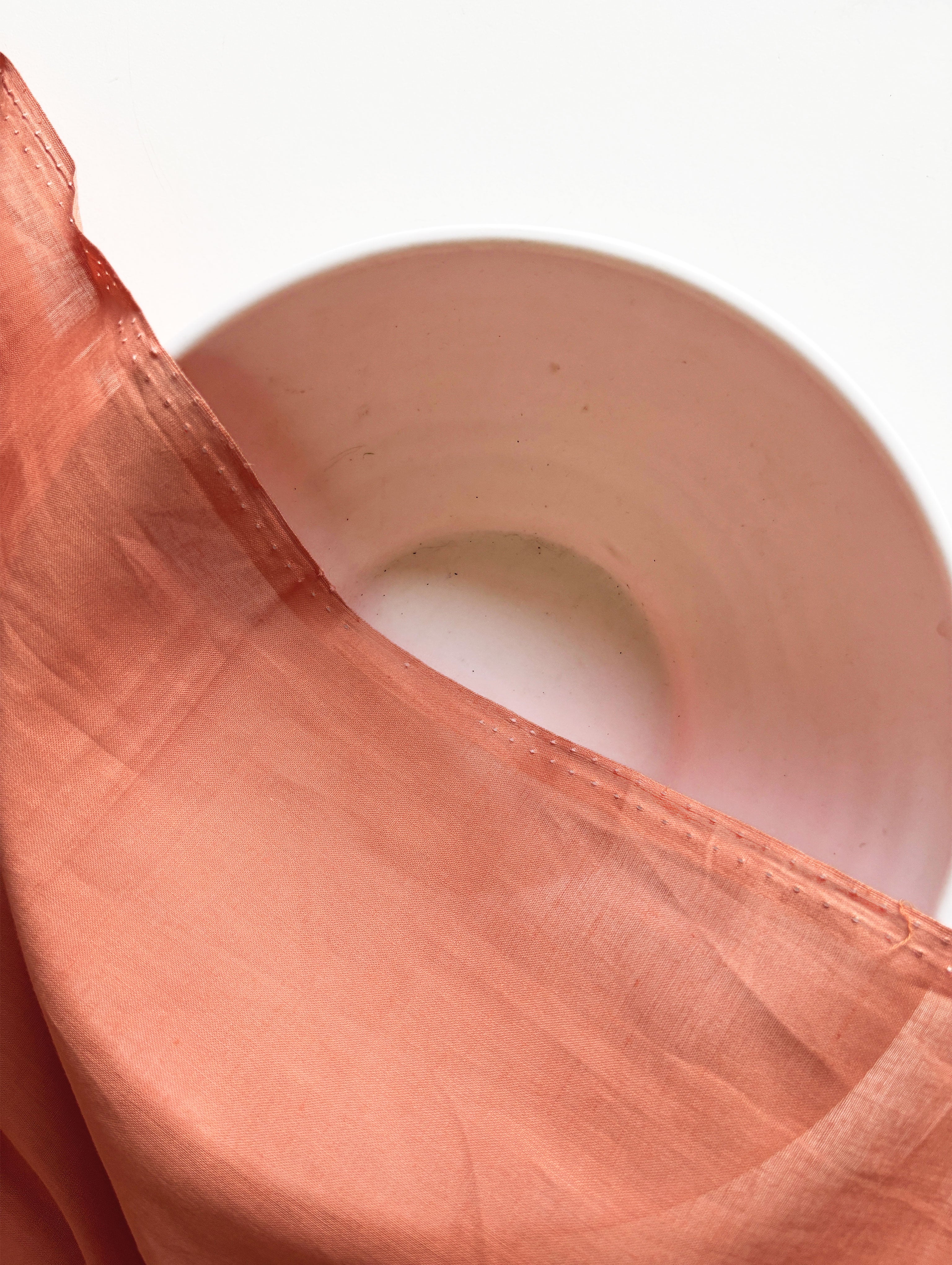 Orange (92 x 80) Voile Cotton Mill Dyed Fabric