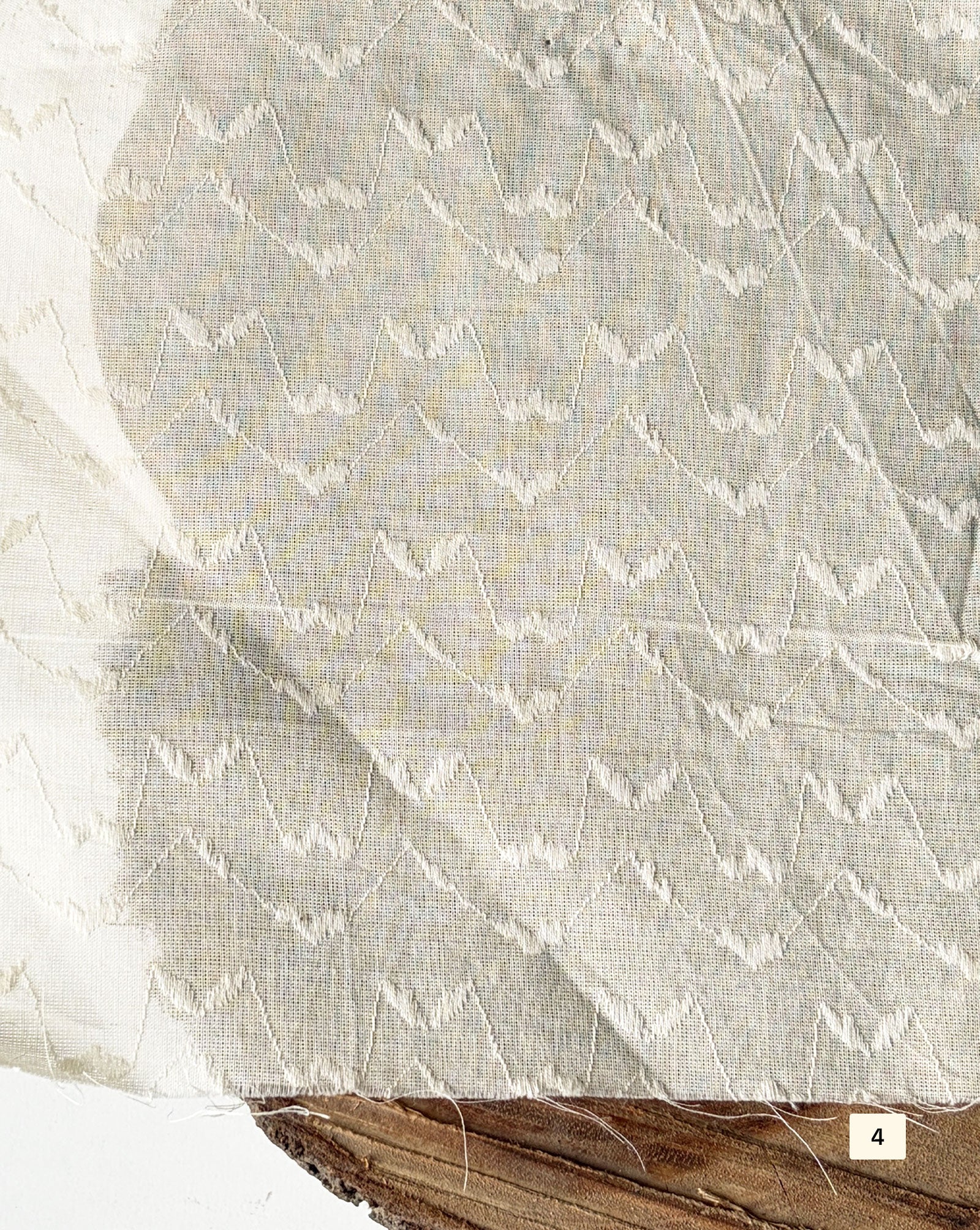 Greige Cotton Dobby fabric 48"