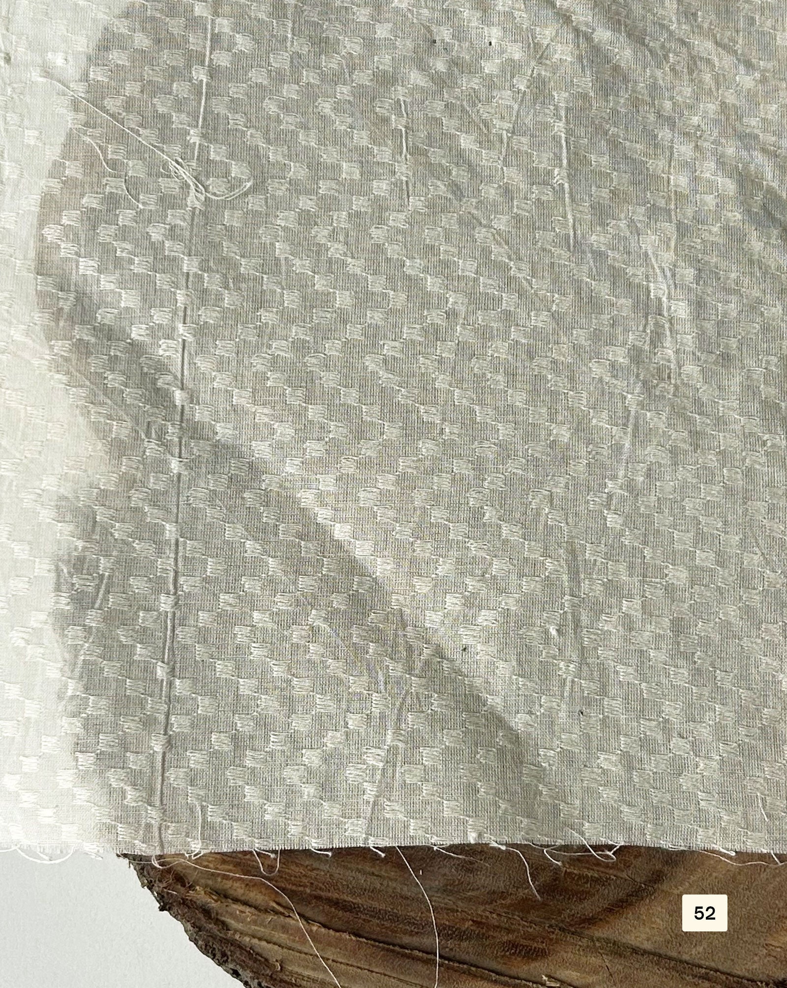 Greige Cotton Dobby fabric 48"