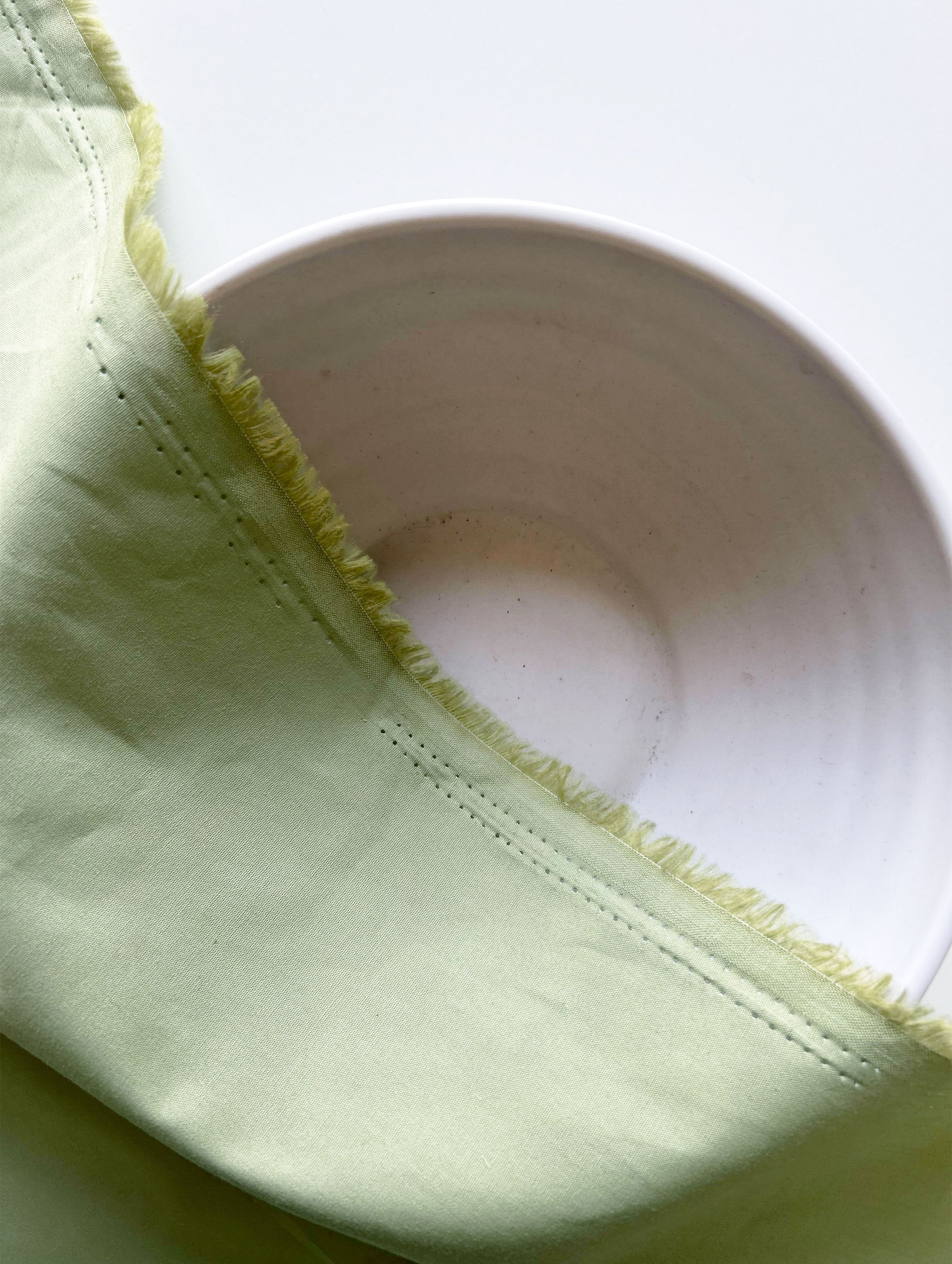 Green 40s Cotton Poplin Lafer Finish Mill Dyed Fabric 58"