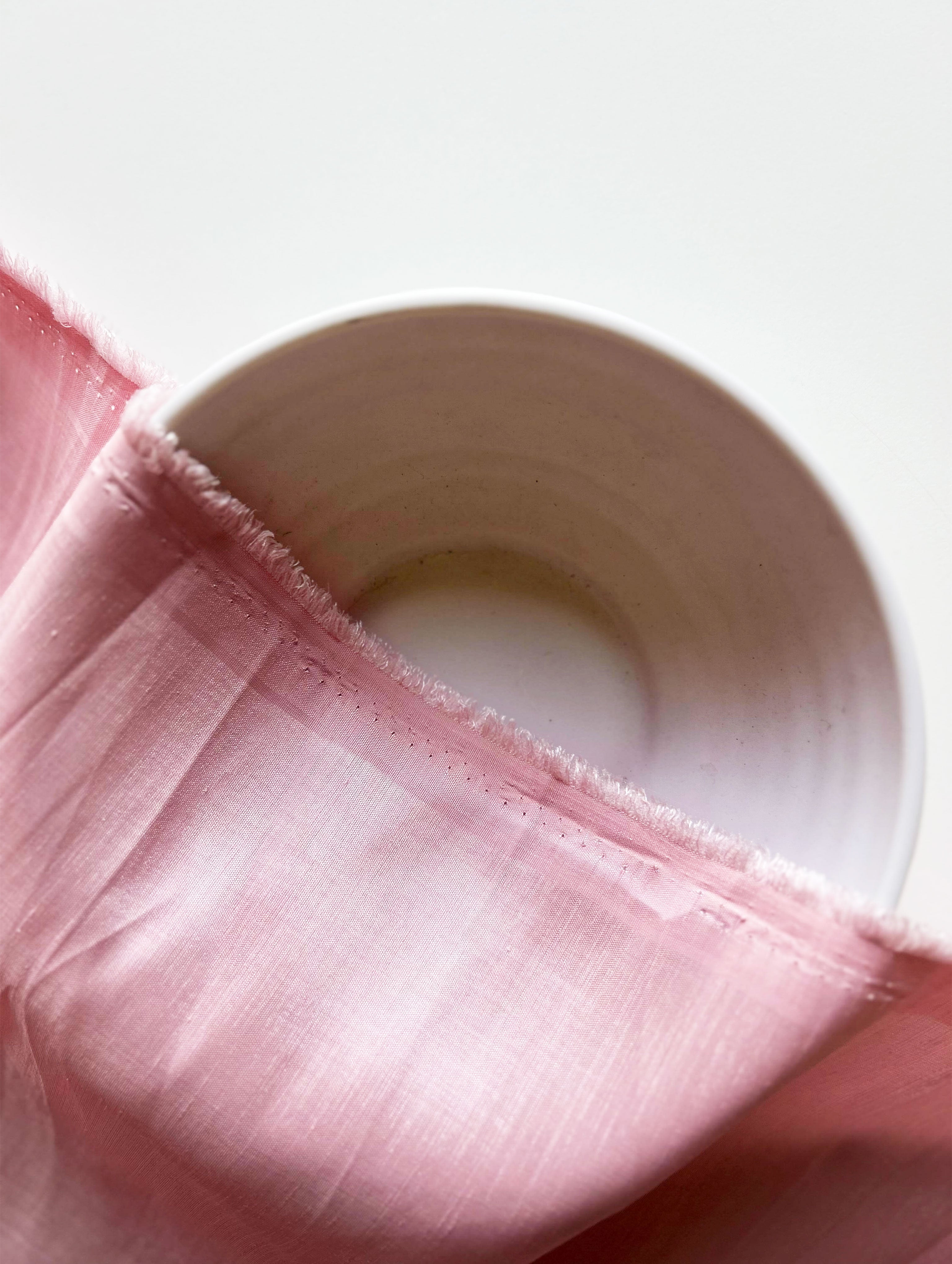 Pink Poly Silk Mill Dyed Fabric - 10 kg