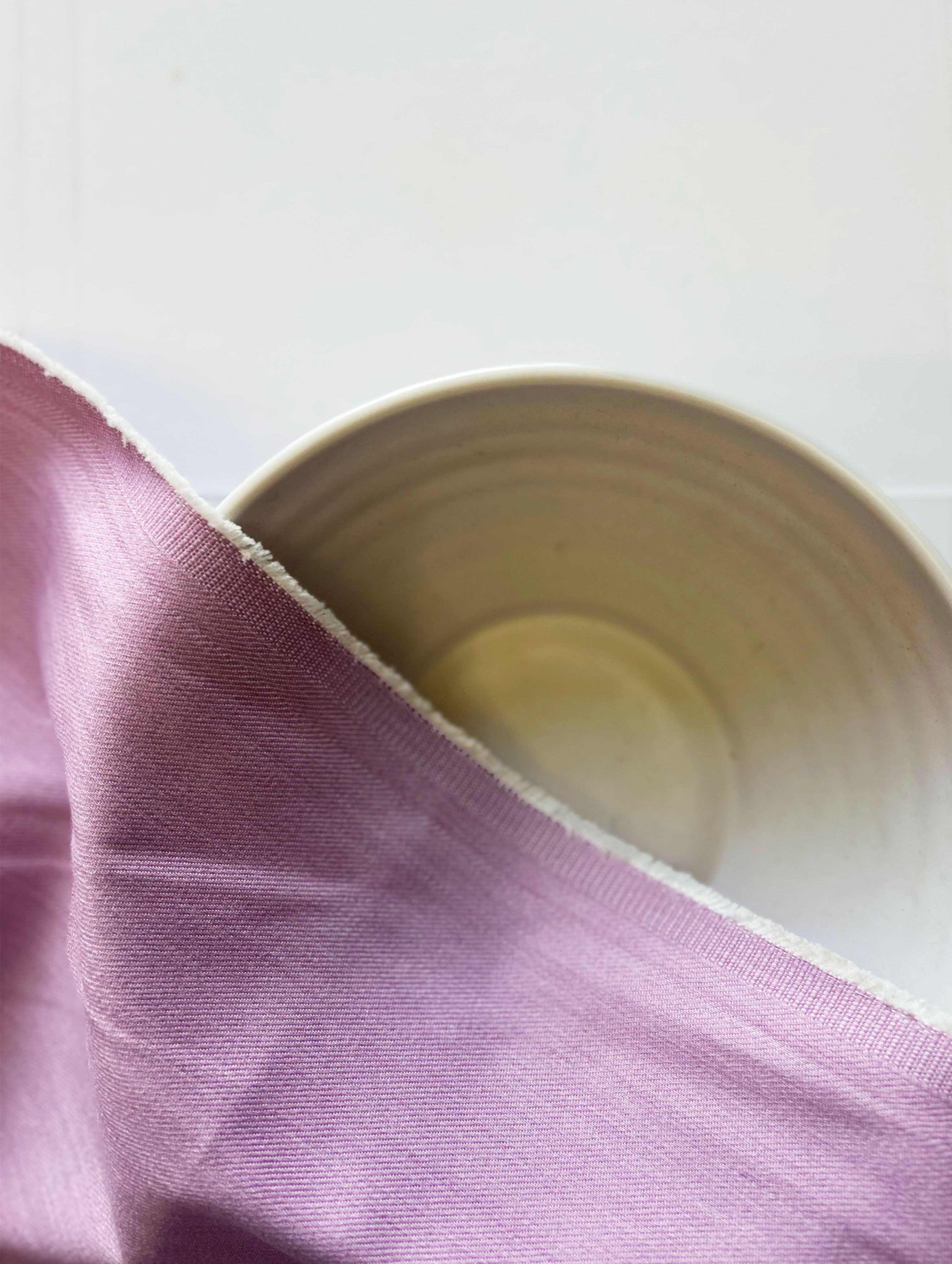Purple Cotton Denim Yarn Dyed Fabric 62"