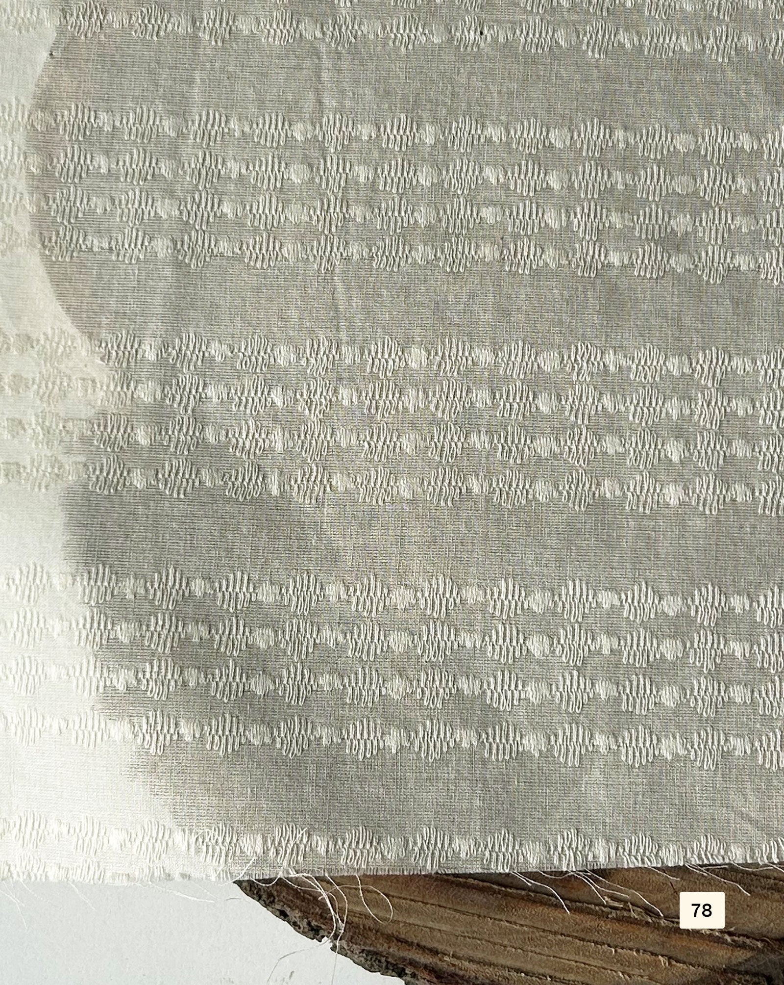 Greige Cotton Dobby fabric 48"
