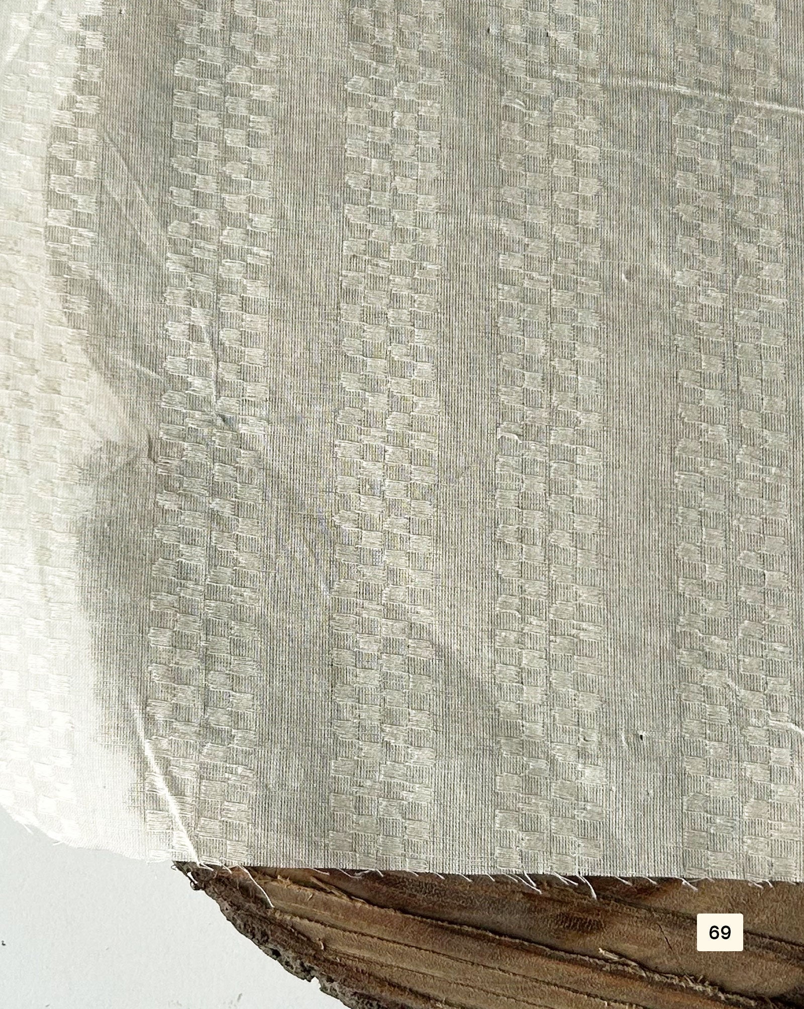 Greige Cotton Dobby fabric 48"
