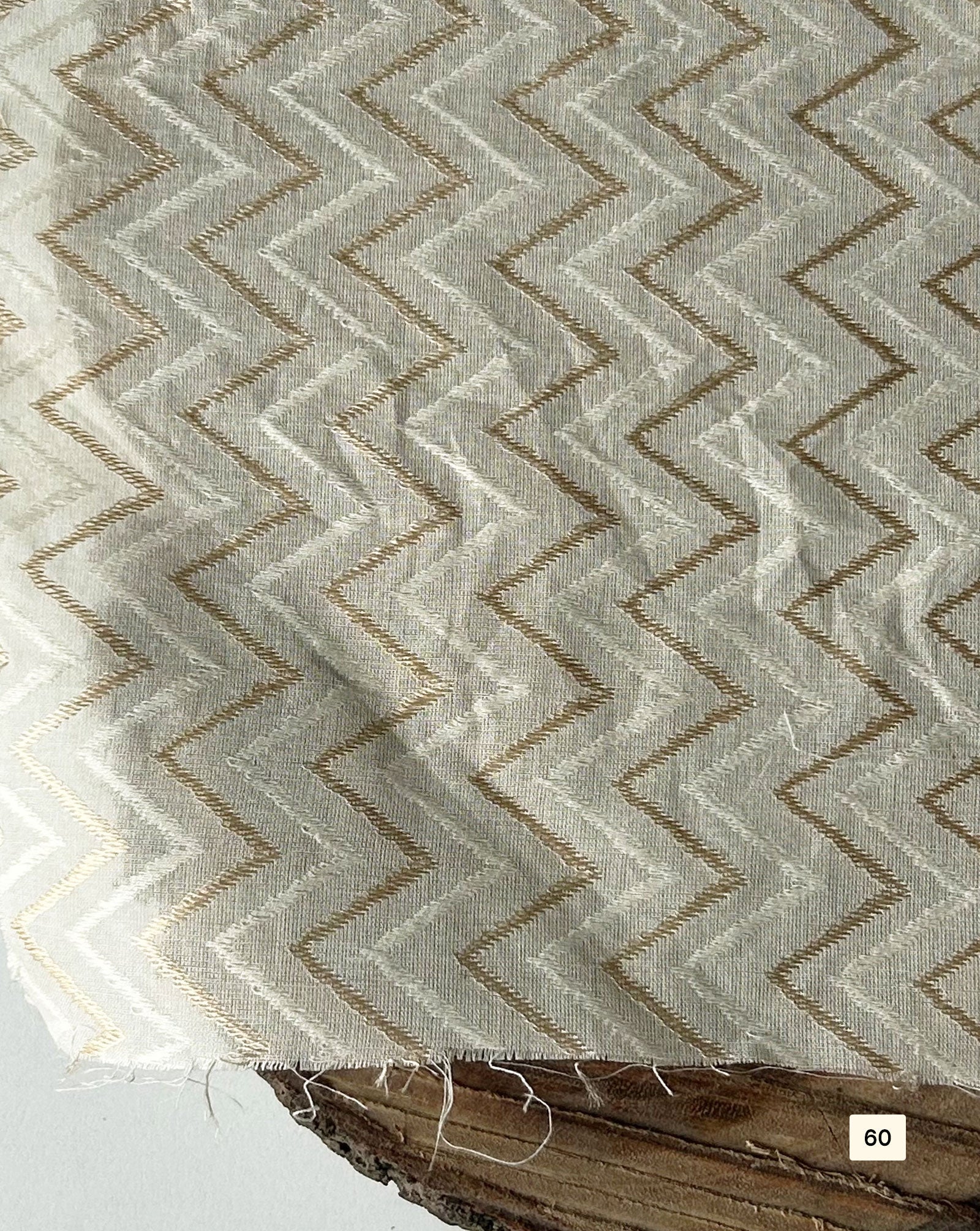 Greige Cotton Dobby fabric 48"