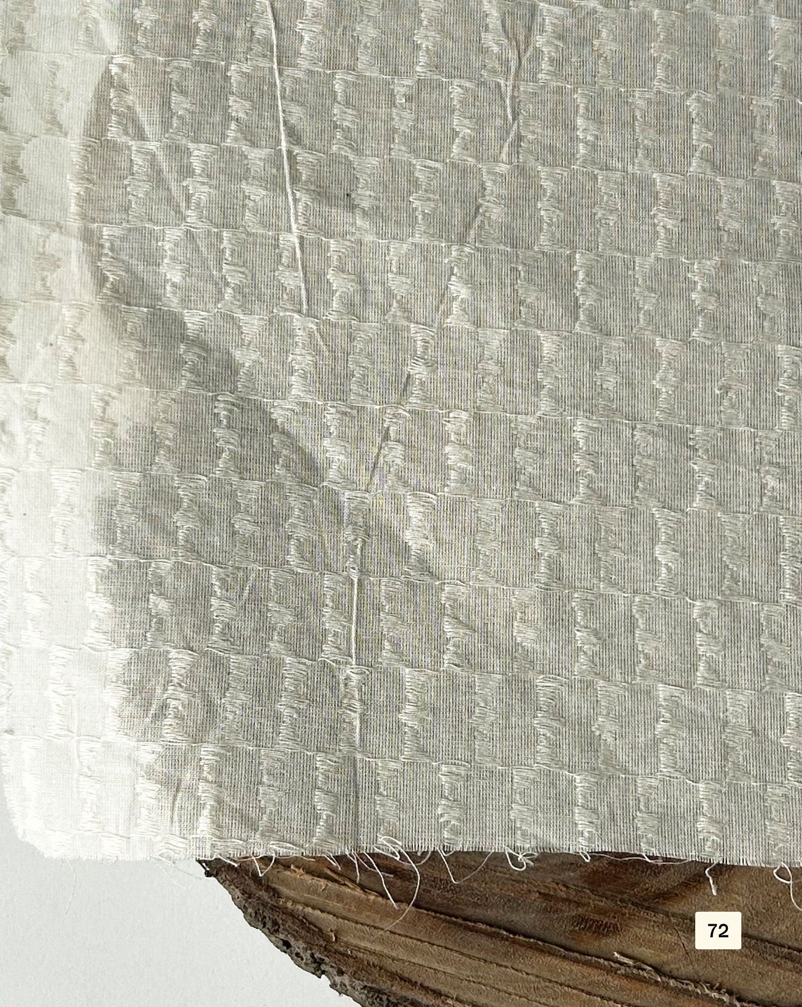 Greige Cotton Dobby fabric 48"
