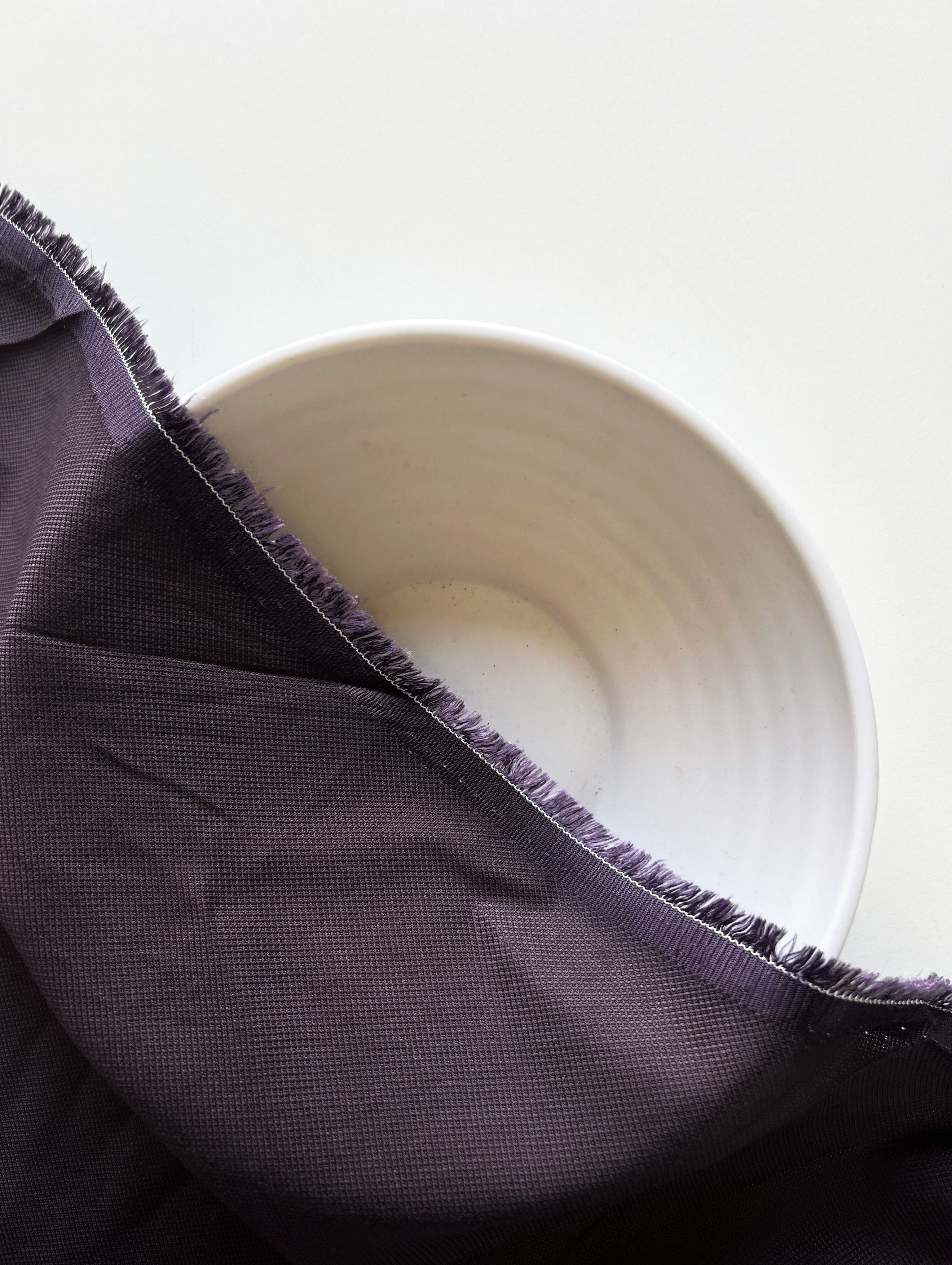 Dark Purple LENZING™ Modal Dobby Mill Dyed Fabric 56"