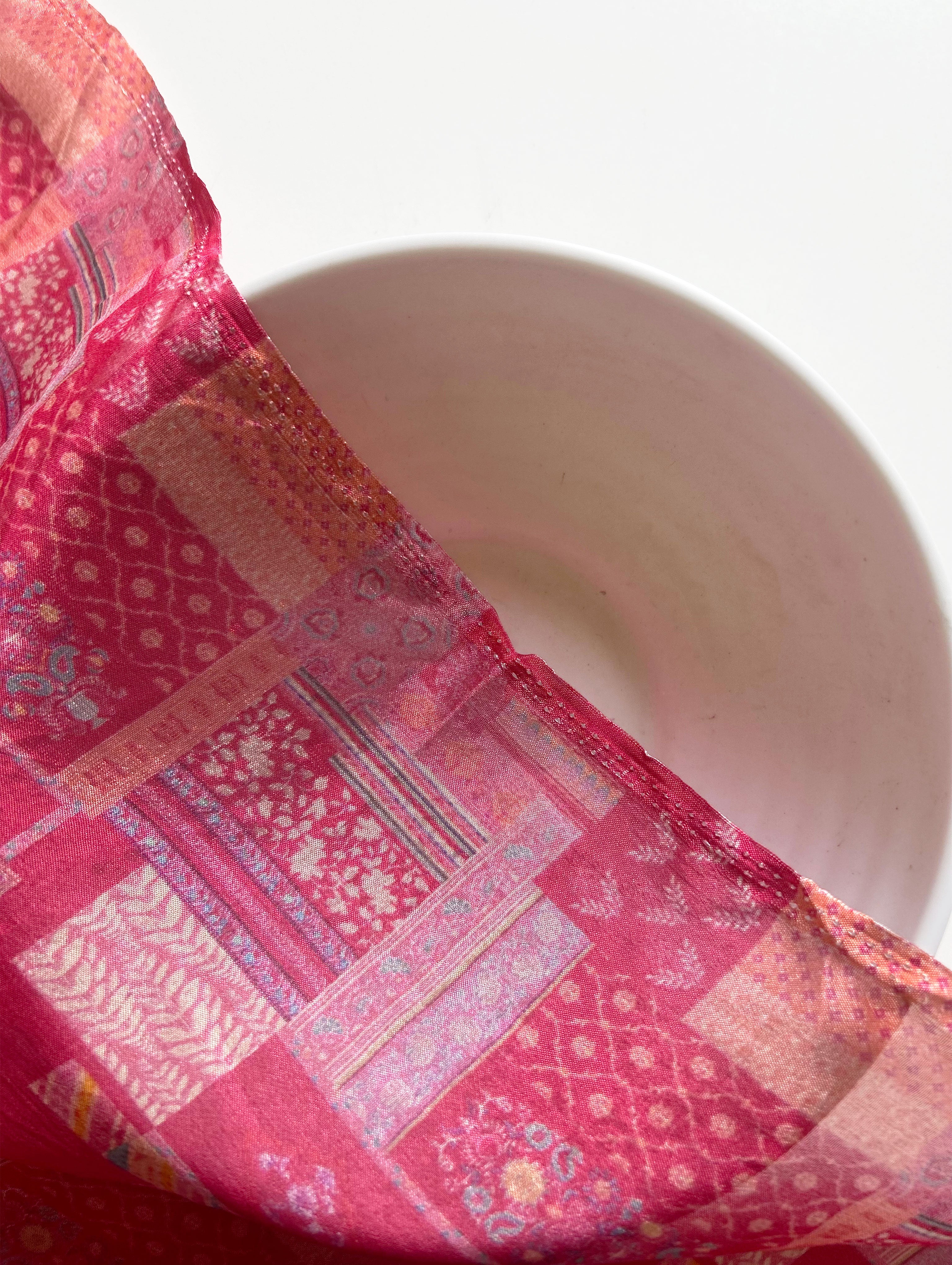 Digital Print 60 Gram Viscose Chinon Chiffon Fabric